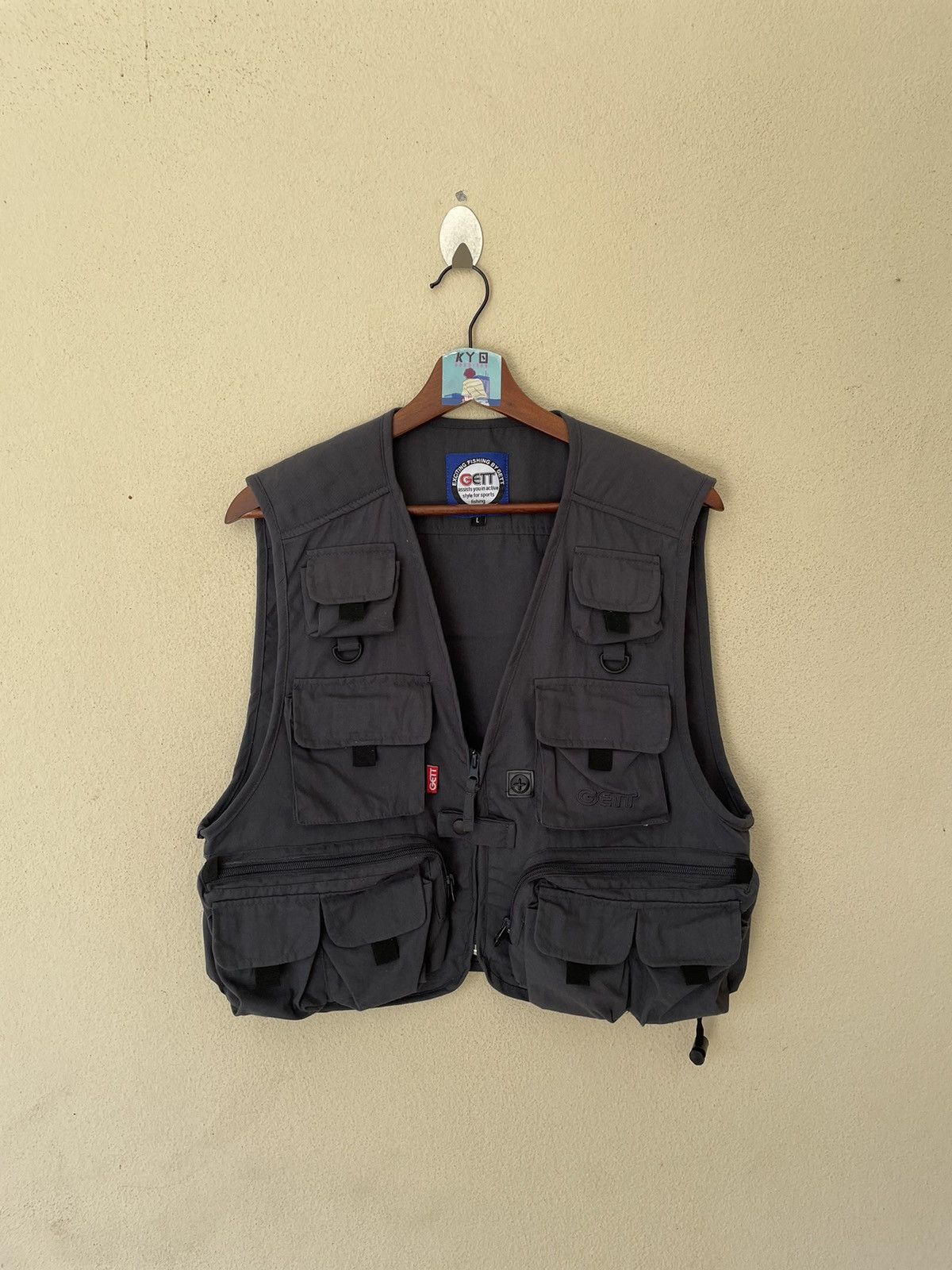 Japanese Brand × Vintage VINTAGE GETT FISHING GEAR VEST Size US L / EU 52-54 / 3 - 2 Thumbnail