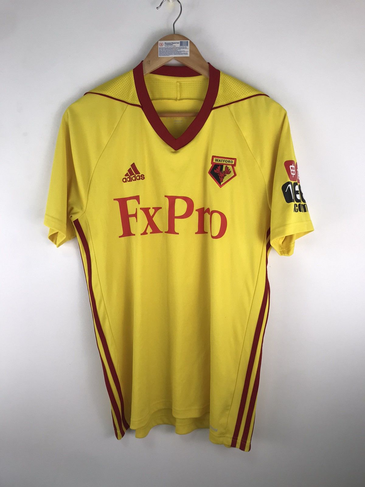 Adidas Watford Jersey 2017 2018 Home Shirt Football Adidas BR6835 Size US M / EU 48-50 / 2 - 1 Thumbnail