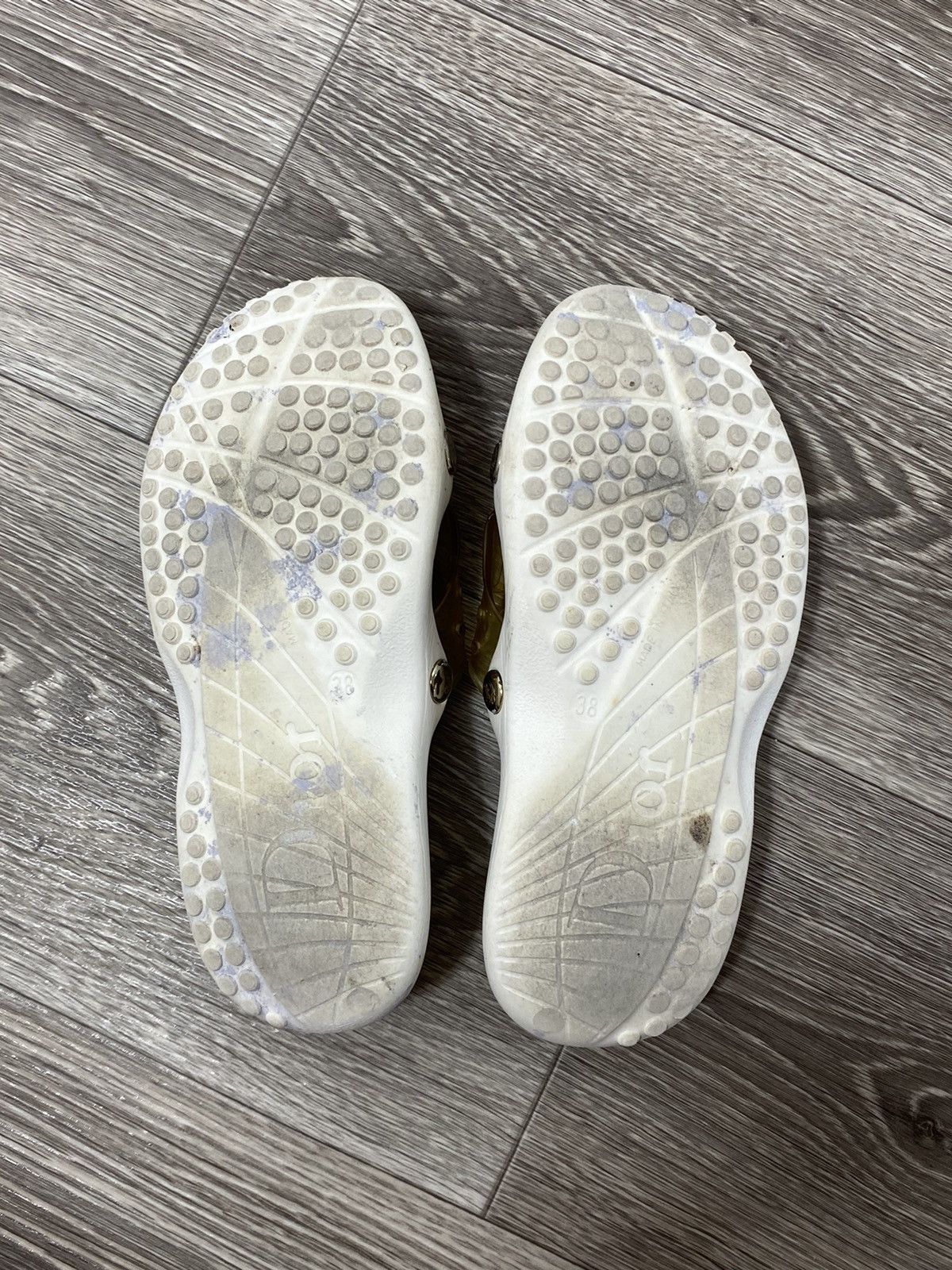 Dior 2000s DIOR VINTAGE RUBBER FLIP FLOPS Size US 5.5 / IT 35.5 - 5 Thumbnail