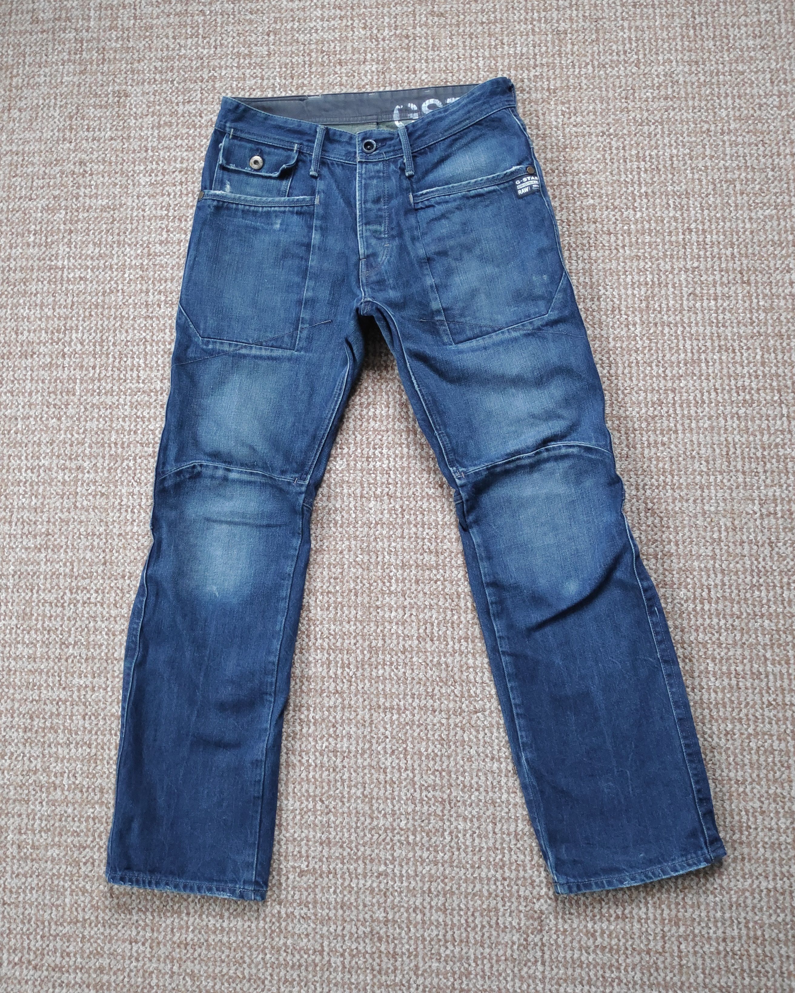 G-Star G-Star Raw Navy Jack Loose Tapered Denim Jeans Size US 30 / EU 46 - 1 Thumbnail
