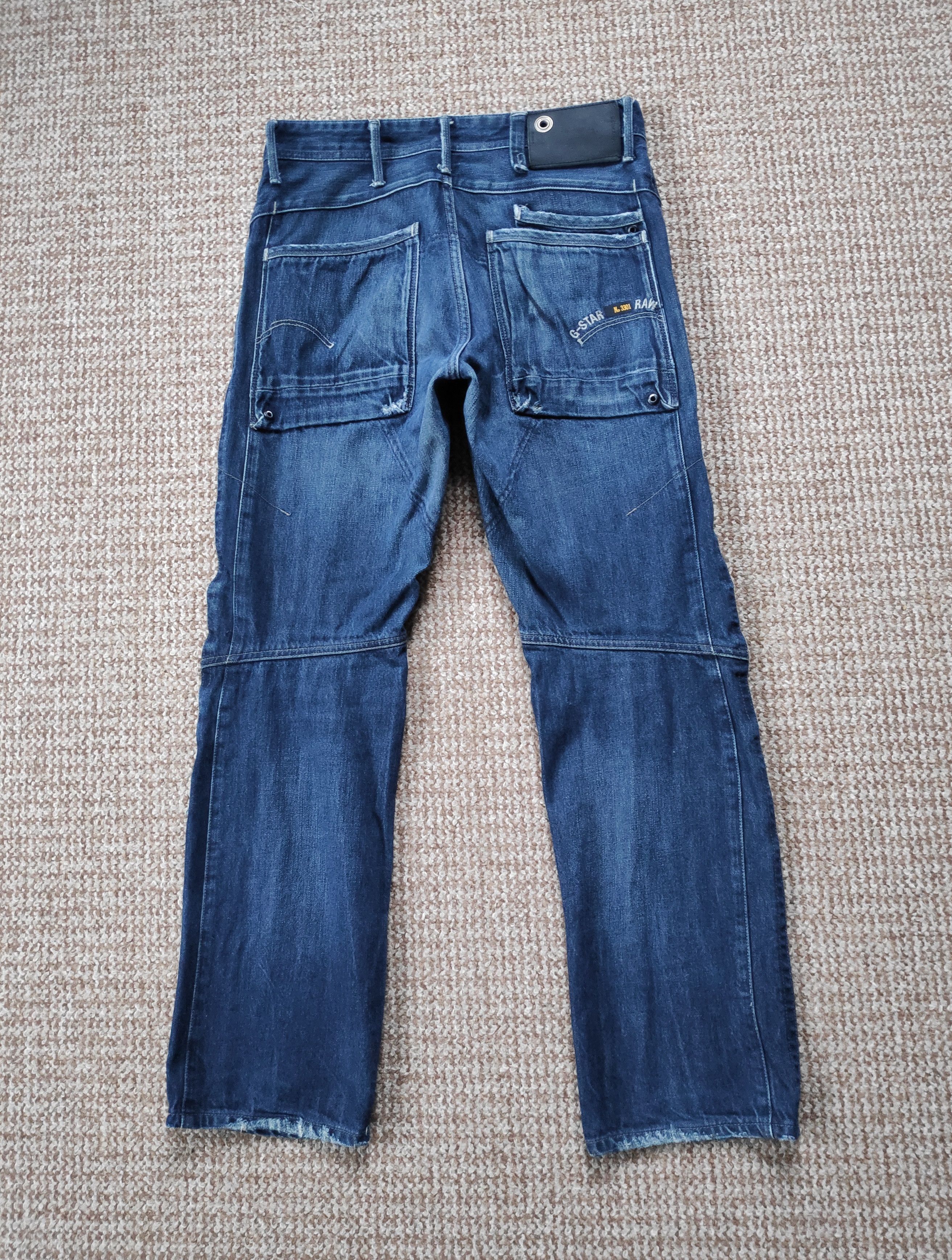G-Star G-Star Raw Navy Jack Loose Tapered Denim Jeans Size US 30 / EU 46 - 2 Thumbnail