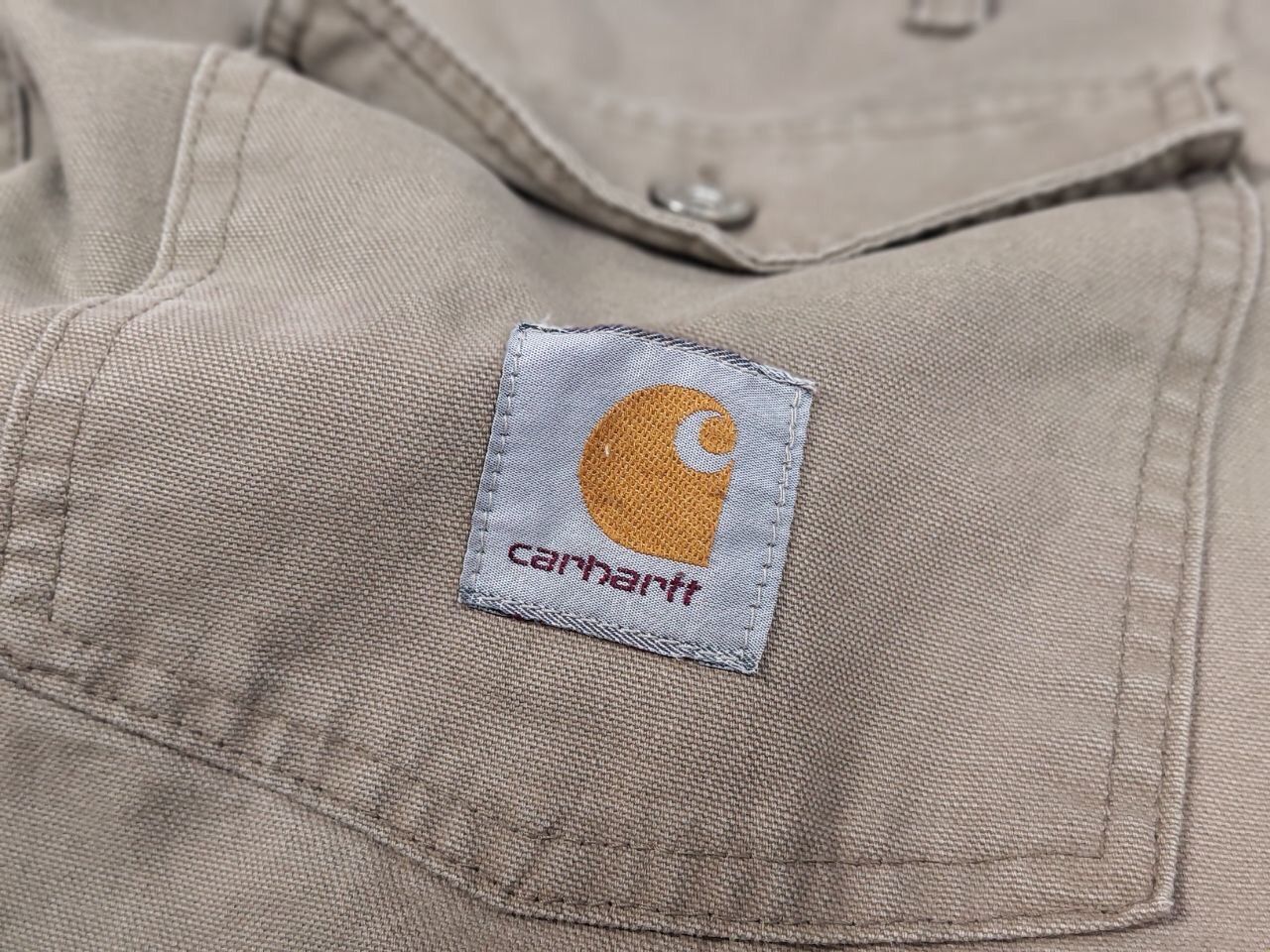 Carhartt Vintage 90's Carhartt Office canvas Work Trousers Pants Size US 30 / EU 46 - 13 Thumbnail