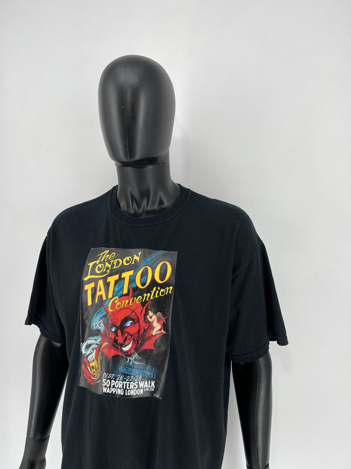 Band Tees × Vintage Vintage Y2K Humor Faded T-shirt Tattoo big logo Size US XL / EU 56 / 4 - 4 Thumbnail