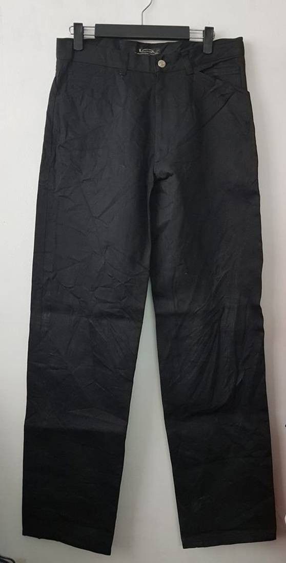 Designer RARE LQ. By Yohji Yamamoto Works & Friends Denim Pants Size US 34 / EU 50 - 4 Thumbnail