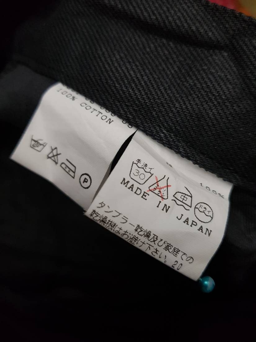 Designer RARE LQ. By Yohji Yamamoto Works & Friends Denim Pants Size US 34 / EU 50 - 6 Thumbnail
