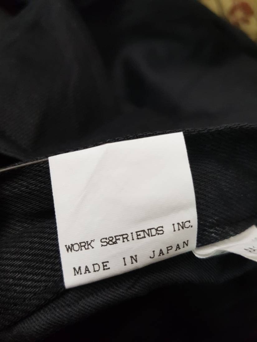 Designer RARE LQ. By Yohji Yamamoto Works & Friends Denim Pants Size US 34 / EU 50 - 7 Thumbnail