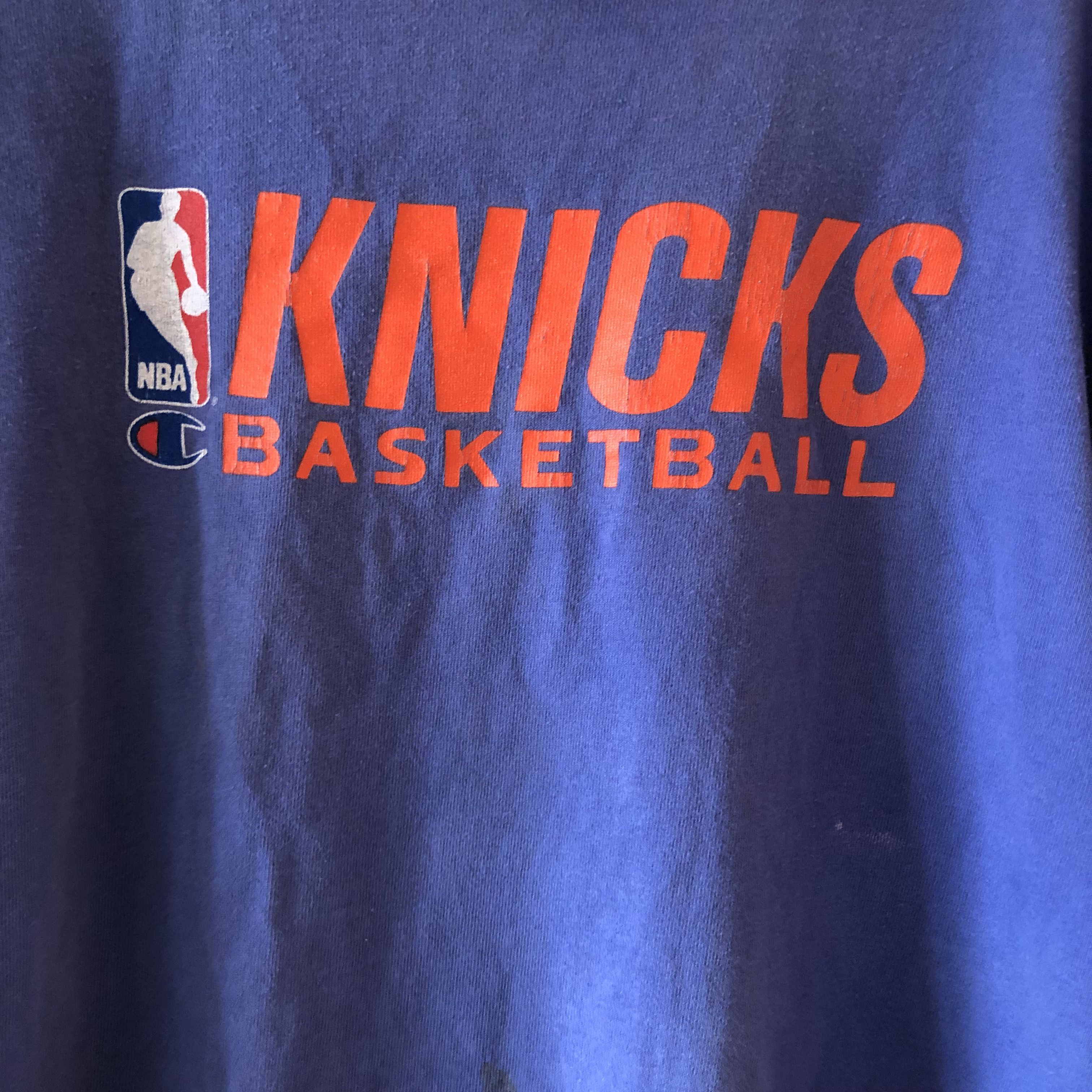 Champion Vintage Champion x New York Knicks Logo Tee Size US XL / EU 56 / 4 - 2 Thumbnail