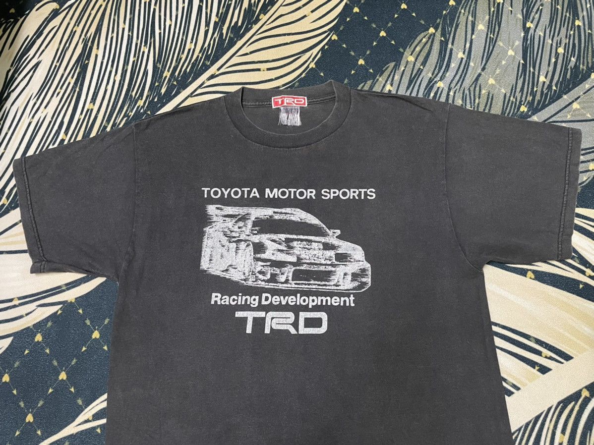 Japanese Brand Vintage Toyota Racing Development Rare Size US L / EU 52-54 / 3 - 3 Thumbnail