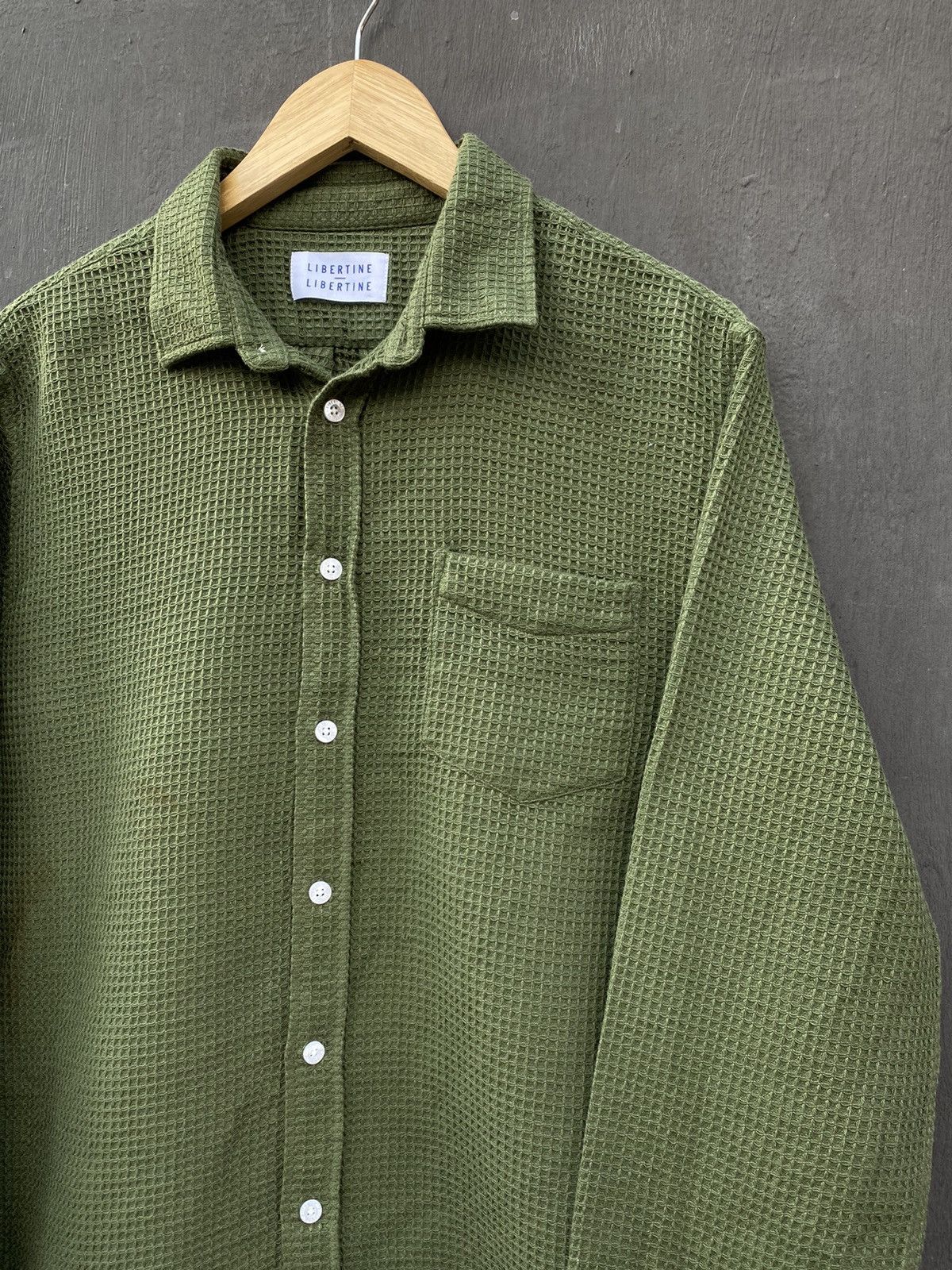 Libertine-Libertine Libertine libertine green shirt size L made in Portugal Size US L / EU 52-54 / 3 - 2 Thumbnail