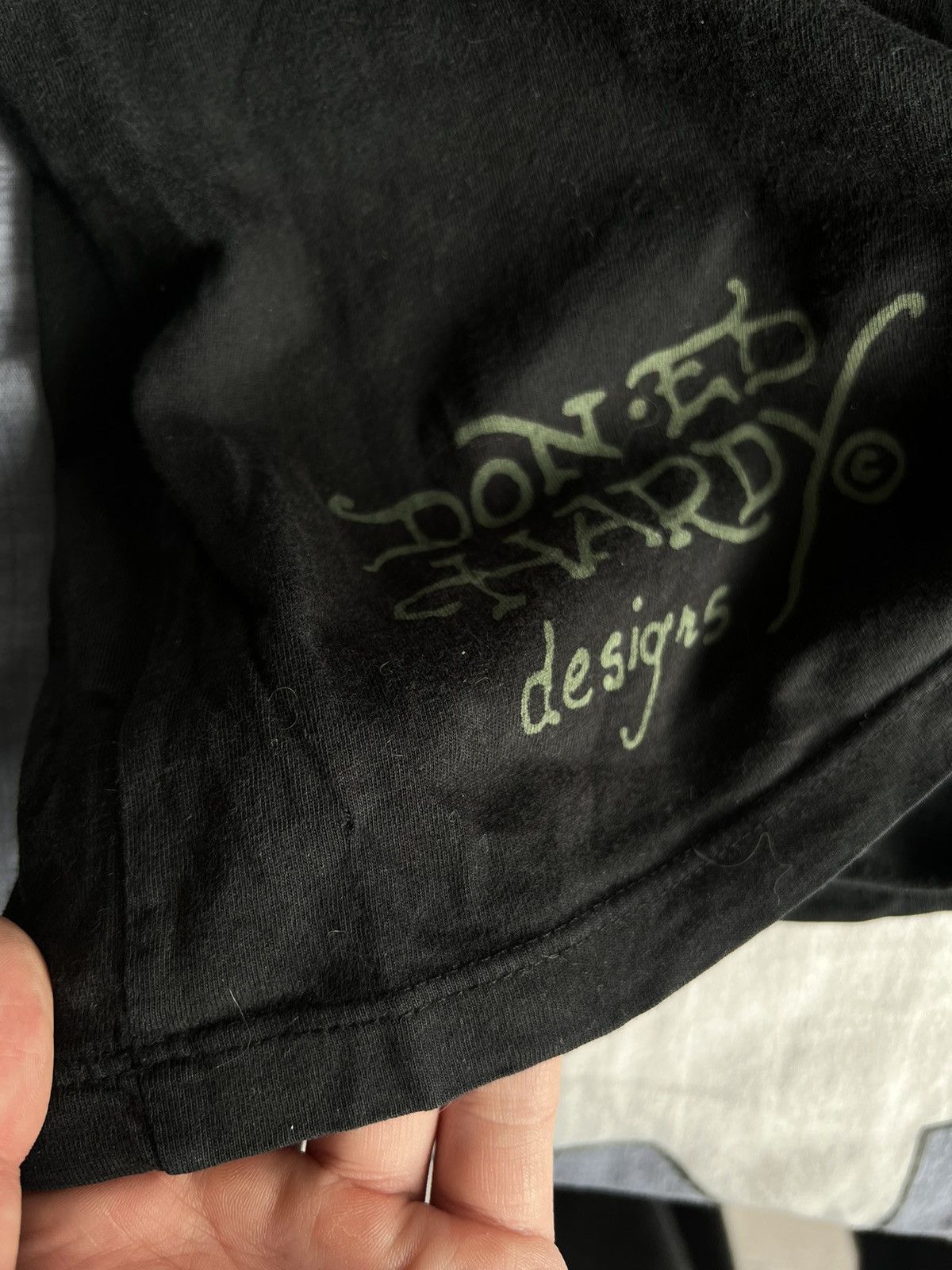 Christian Audigier × Ed Hardy × Vintage Vintage Y2K Ed Hardy by Christian Audigier Tee Shirt Size US M / EU 48-50 / 2 - 14 Thumbnail