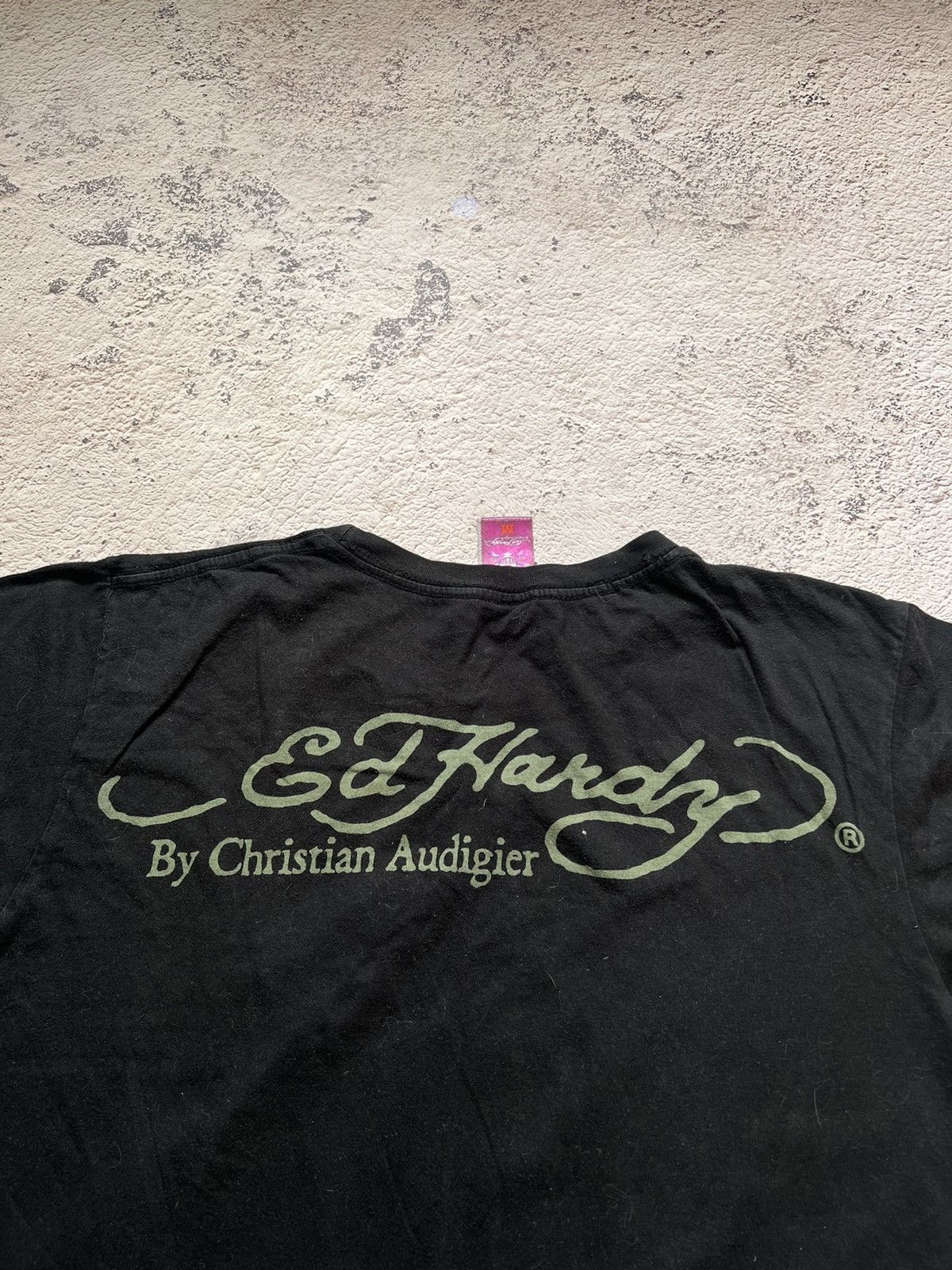 Christian Audigier × Ed Hardy × Vintage Vintage Y2K Ed Hardy by Christian Audigier Tee Shirt Size US M / EU 48-50 / 2 - 11 Thumbnail