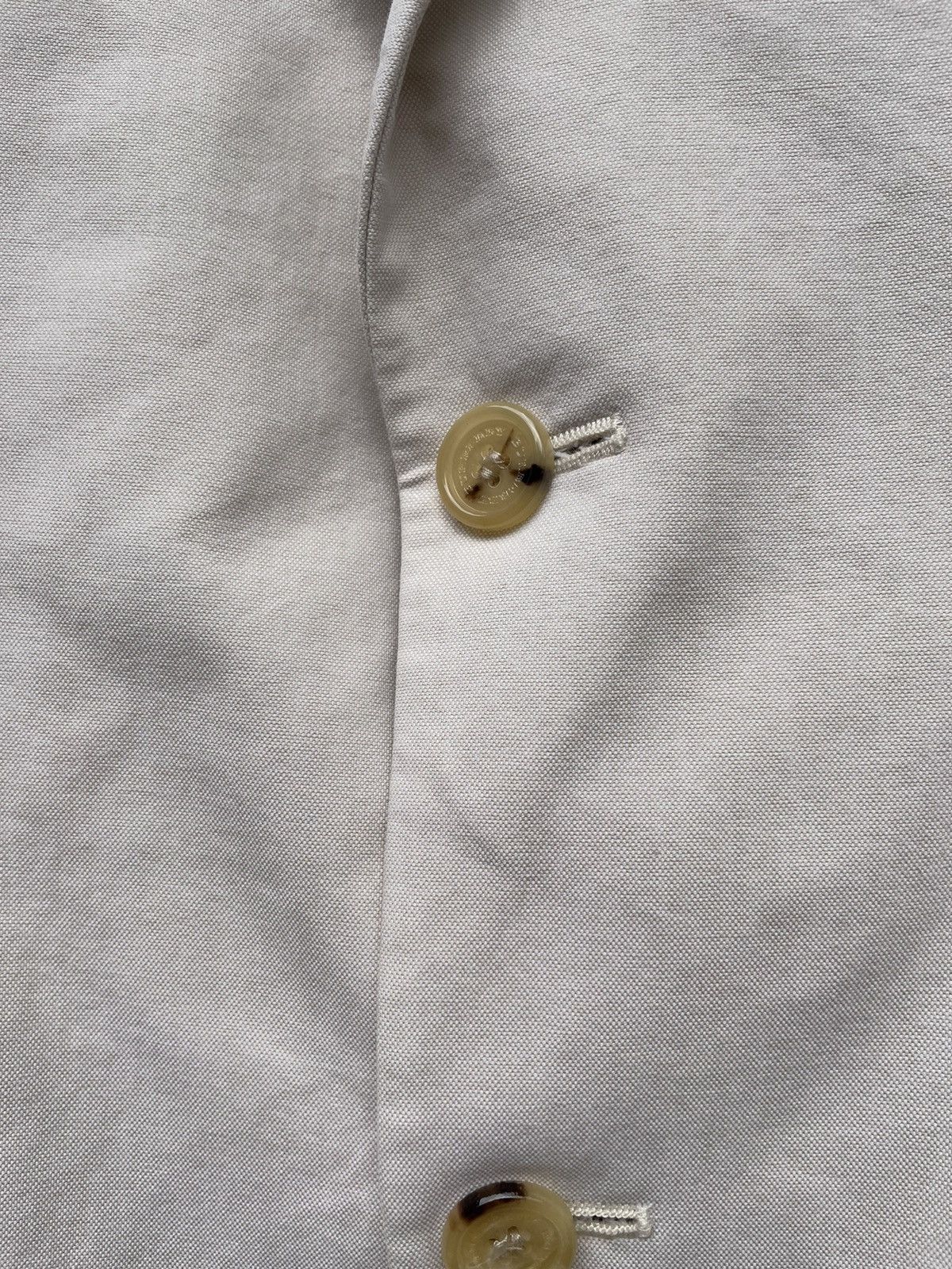 Burberry London 100% Cotton White Milk Blazer Jacket