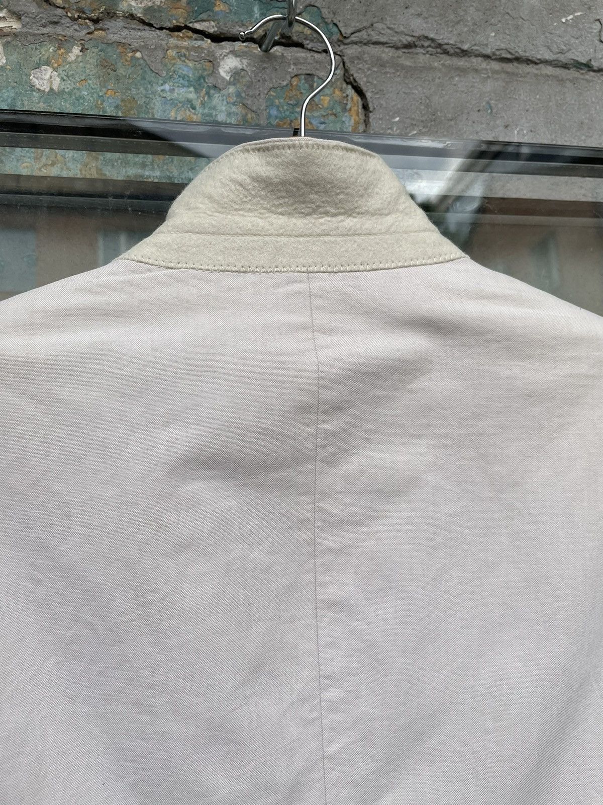 Burberry London 100% Cotton White Milk Blazer Jacket