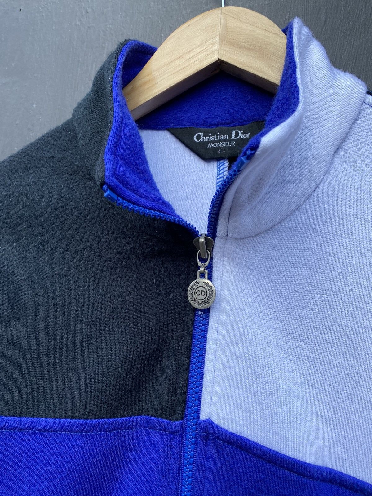 Christian Dior Monsieur Christian Dior Monseur Vintage track zip sweater size L Size US L / EU 52-54 / 3 - 4 Thumbnail