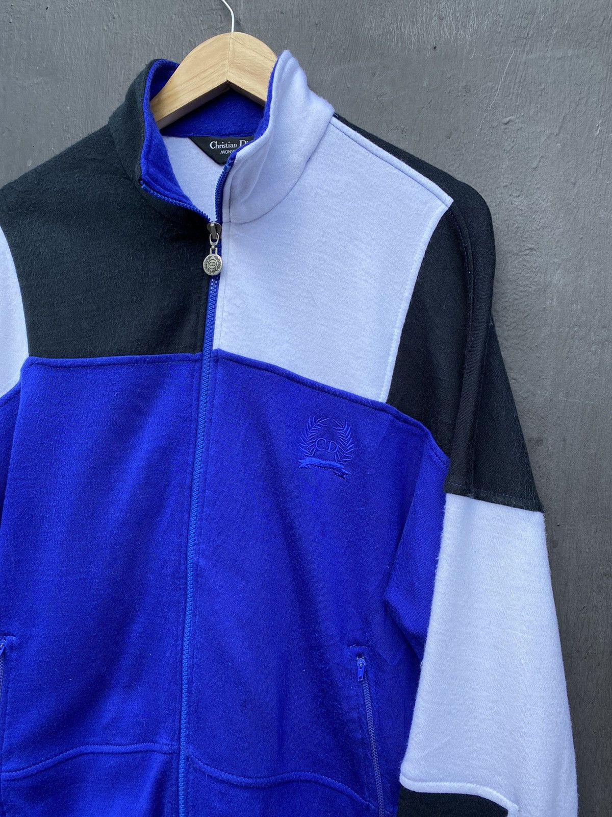 Christian Dior Monsieur Christian Dior Monseur Vintage track zip sweater size L Size US L / EU 52-54 / 3 - 3 Thumbnail