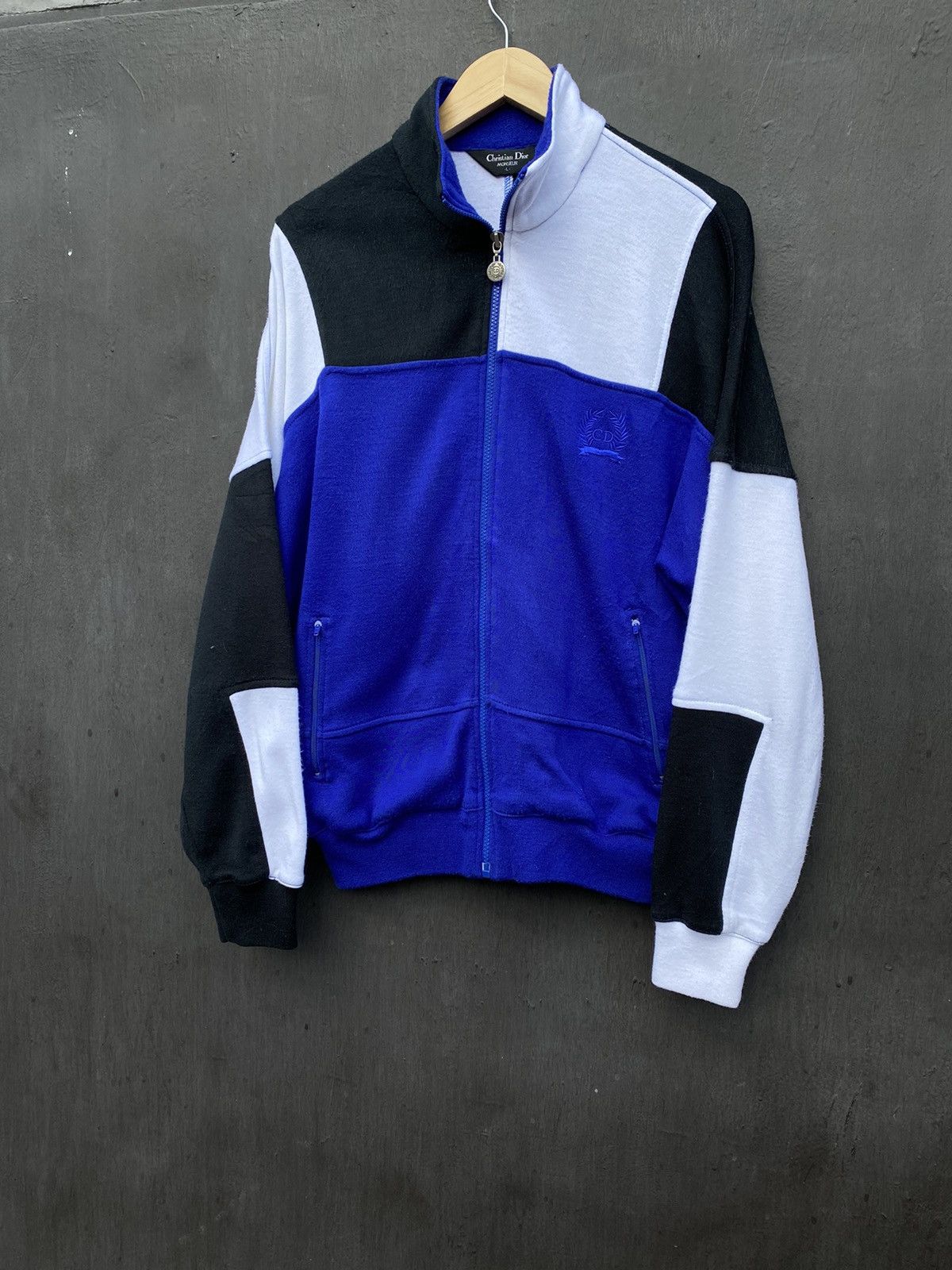 Christian Dior Monsieur Christian Dior Monseur Vintage track zip sweater size L Size US L / EU 52-54 / 3 - 1 Thumbnail
