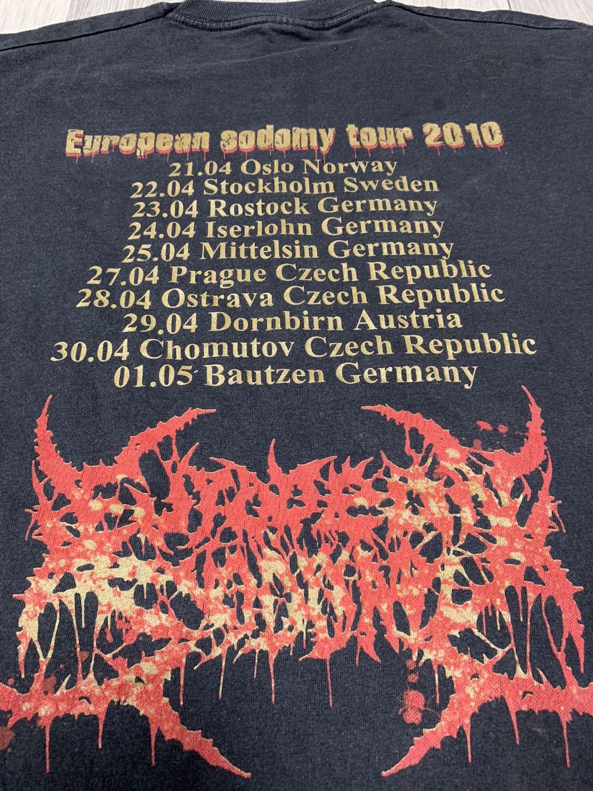 Band Tees Kraanium Sodomy Czech band tees Size US L / EU 52-54 / 3 - 7 Thumbnail