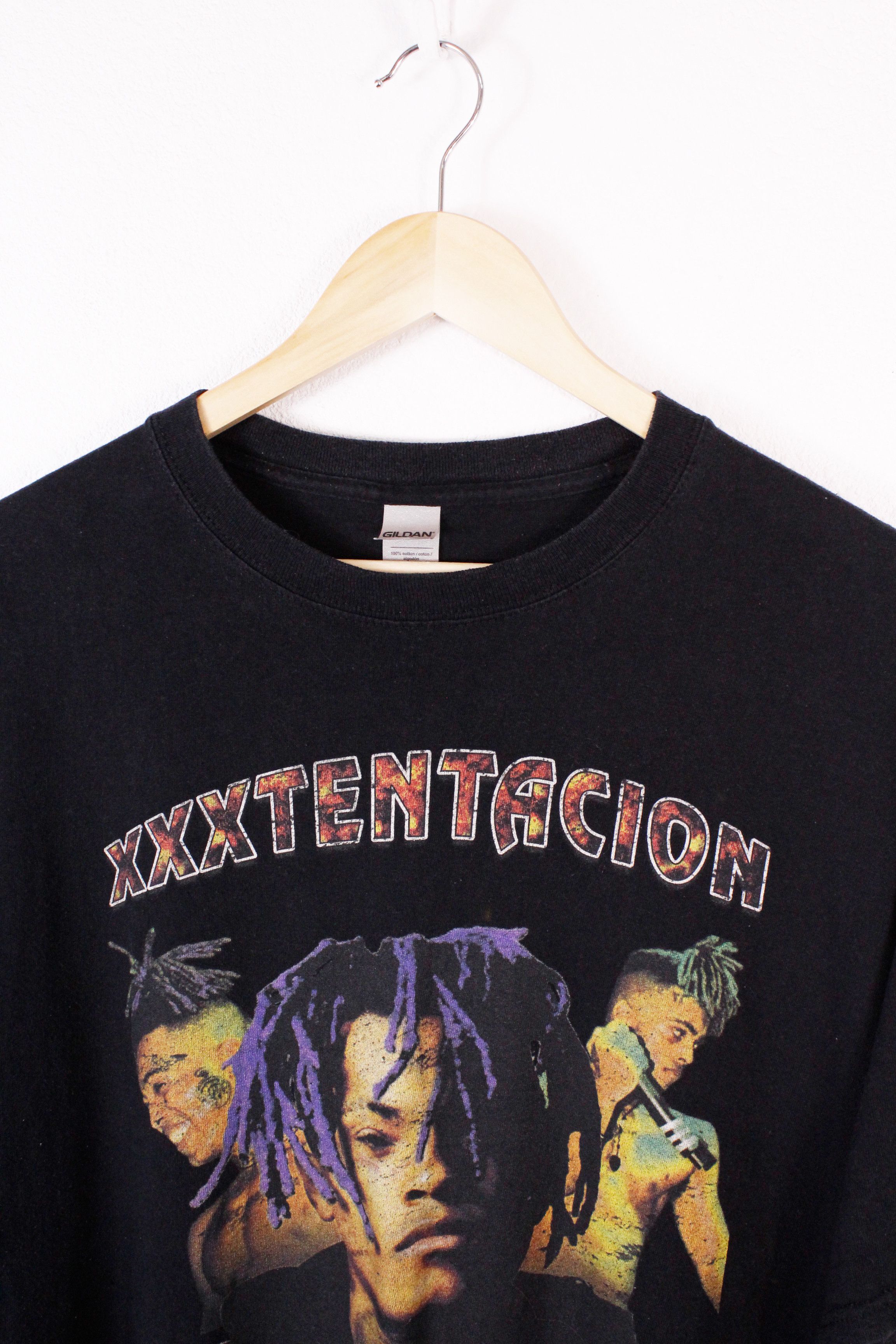 Rap Tees XXXTentacion 1998-2018 RIP Bab Wibes Forever Print Tee Size US XL / EU 56 / 4 - 2 Thumbnail