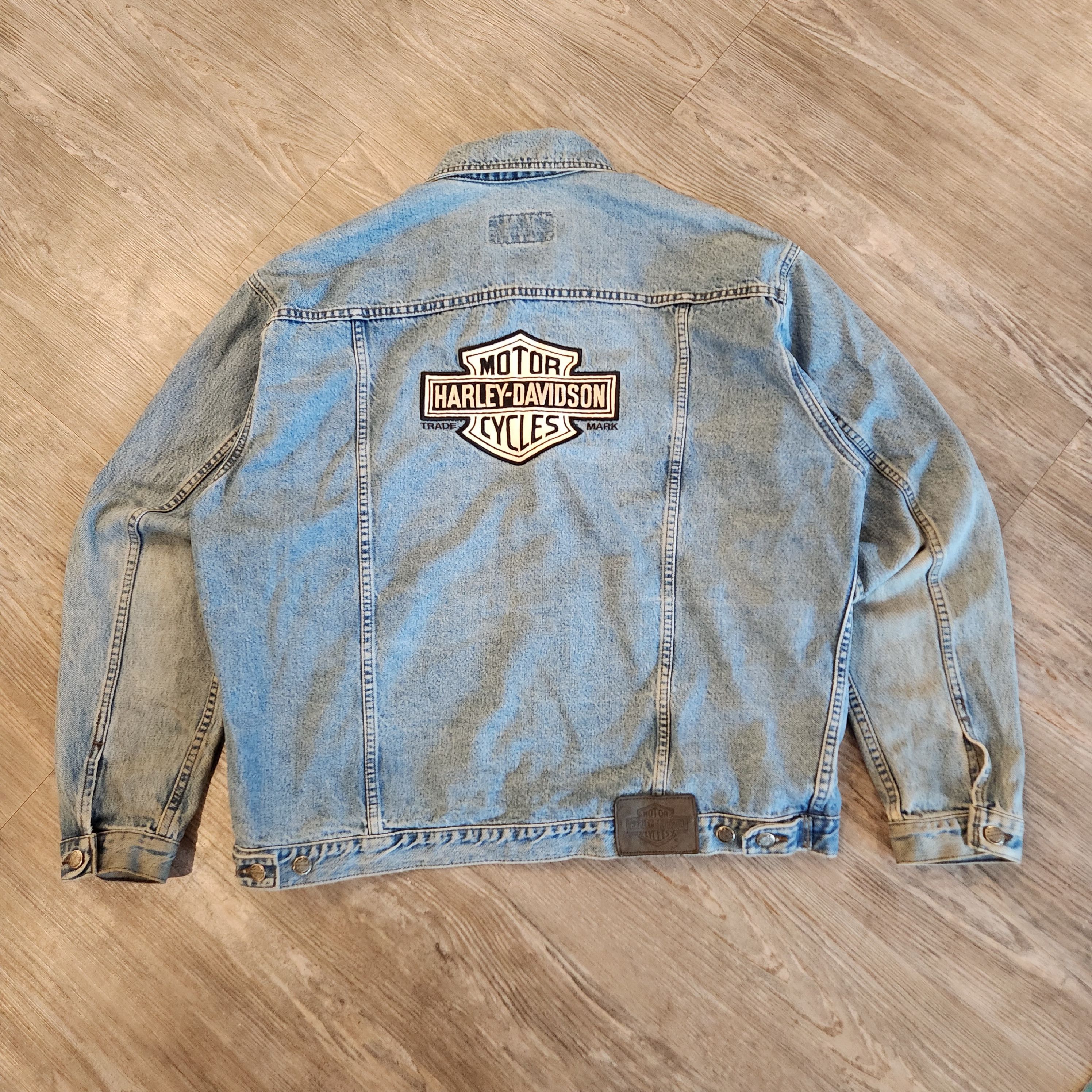 Harley Davidson × Unsound Rags × Vintage Vintage 90s y2k Denim Harley ...