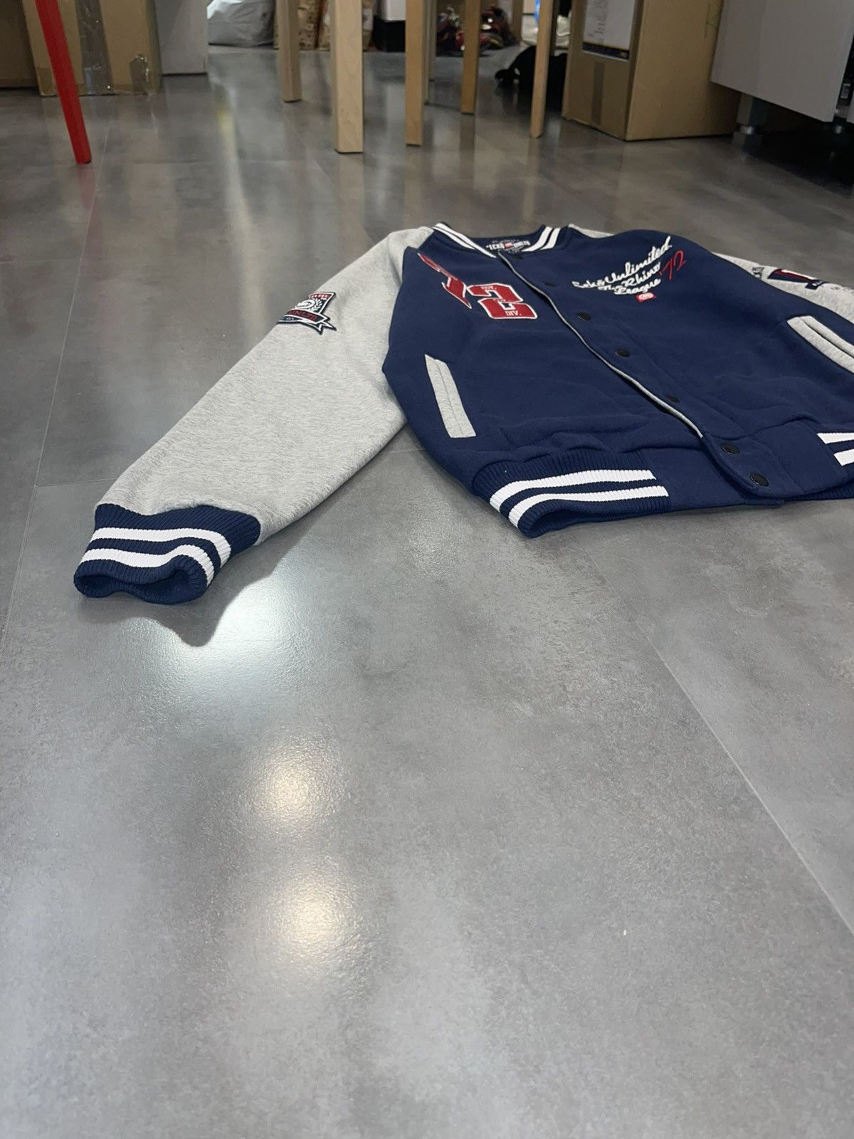 Ecko Unltd. Ecko Unltd. Two Tone University Varsity Bomber Jacket Size US L / EU 52-54 / 3 - 8 Thumbnail
