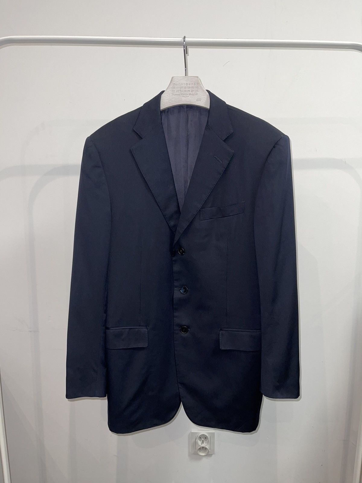 Ermenegildo Zegna Ermenegildo Zegna Navy Wool Blazer Size 42R - 4 Thumbnail