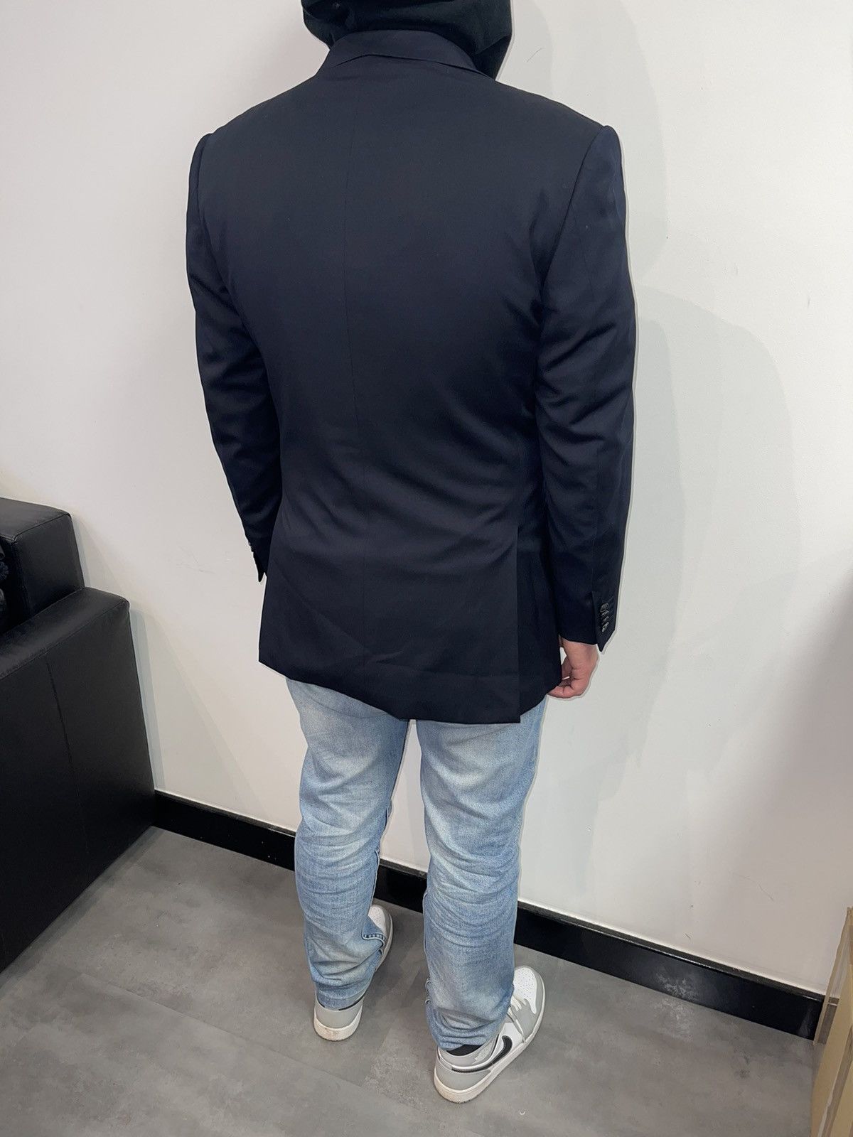 Ermenegildo Zegna Ermenegildo Zegna Navy Wool Blazer Size 42R - 3 Thumbnail