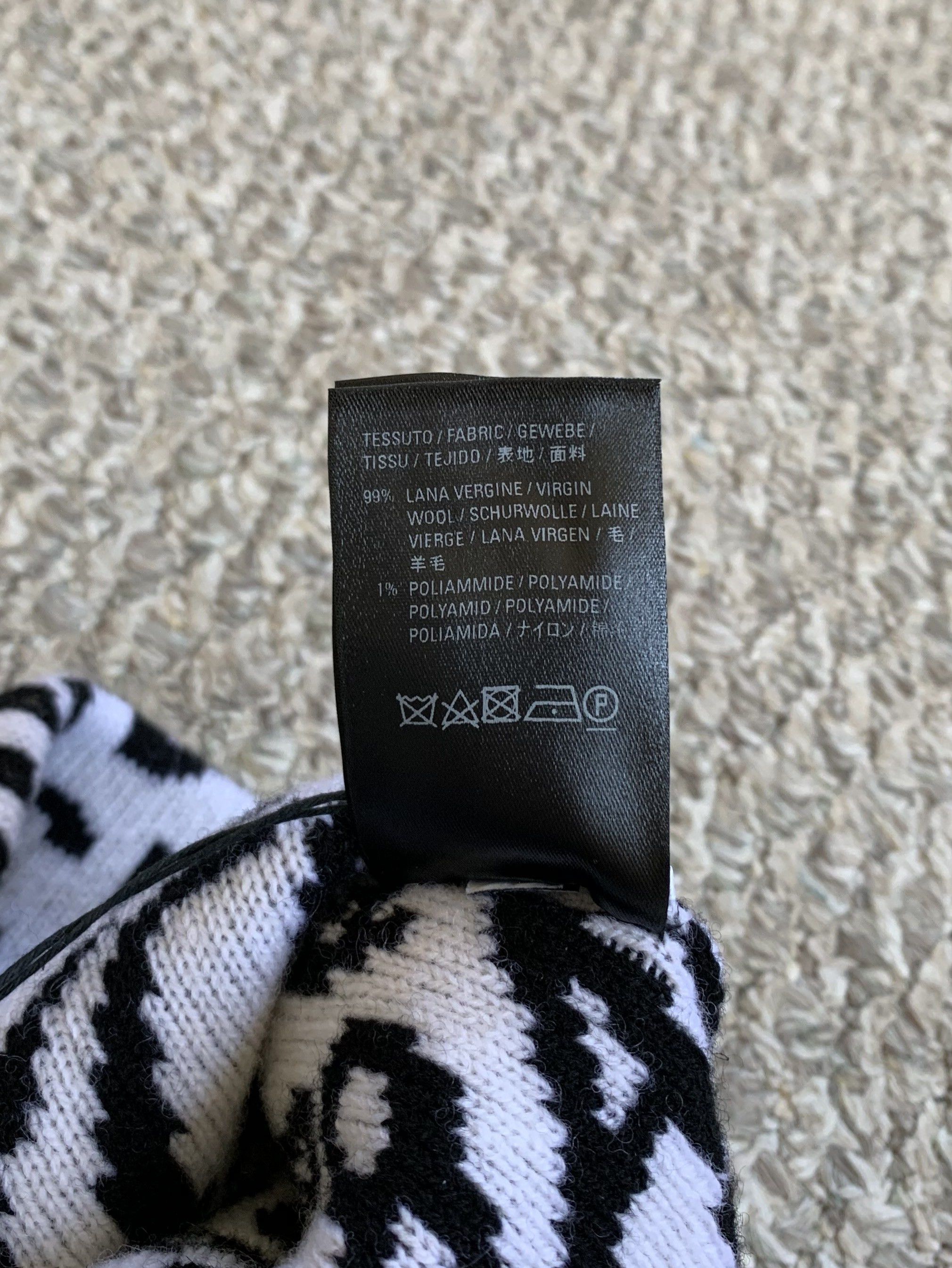 Balenciaga NEW Balenciaga Wave Logo Beanie Hat Size ONE SIZE - 6 Thumbnail