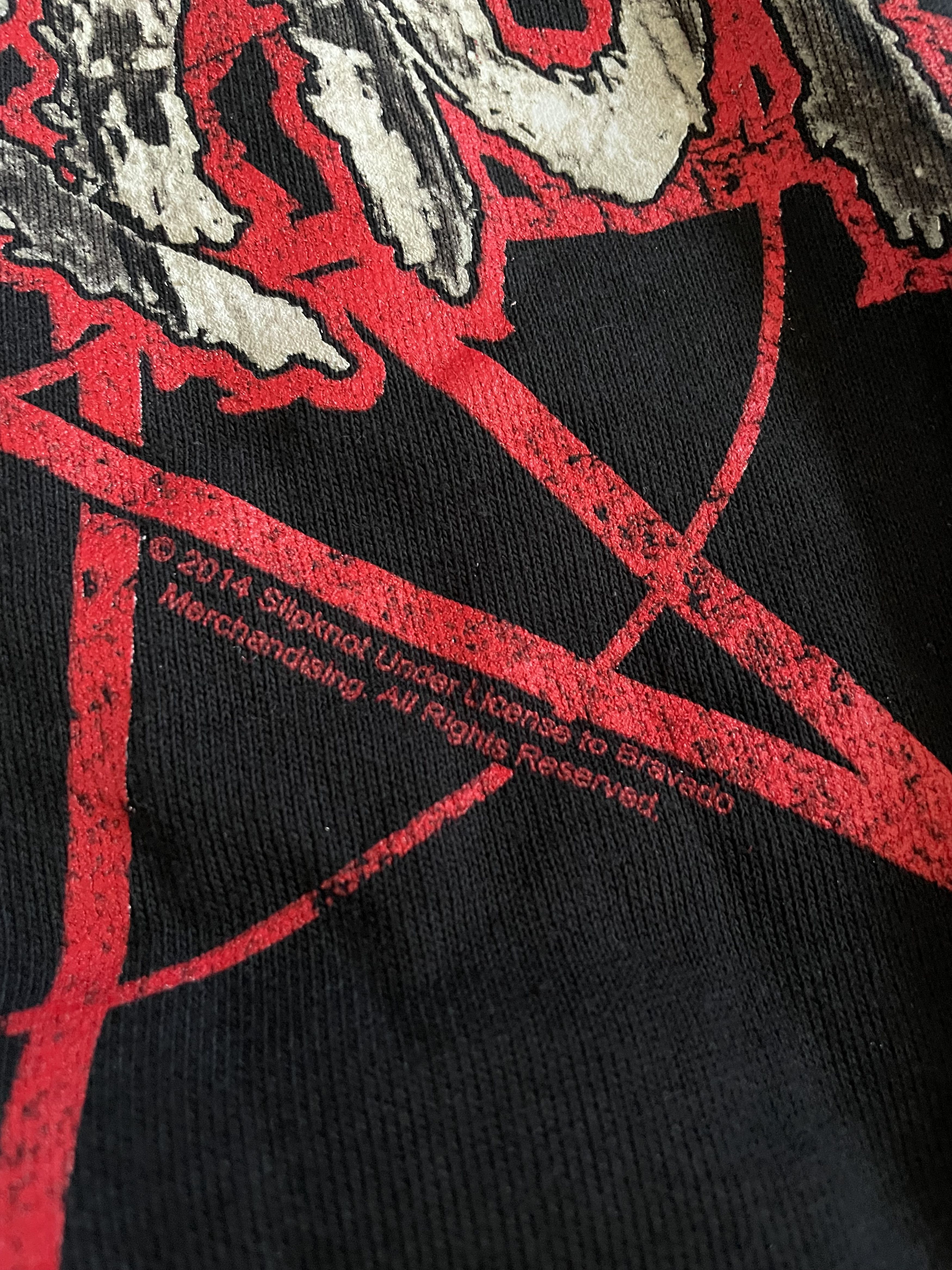 Band Tees × Slipknot Vintage Slipknot Band Hoodie Sweatshirt Rare Black Y2K Drill Size US M / EU 48-50 / 2 - 12 Thumbnail