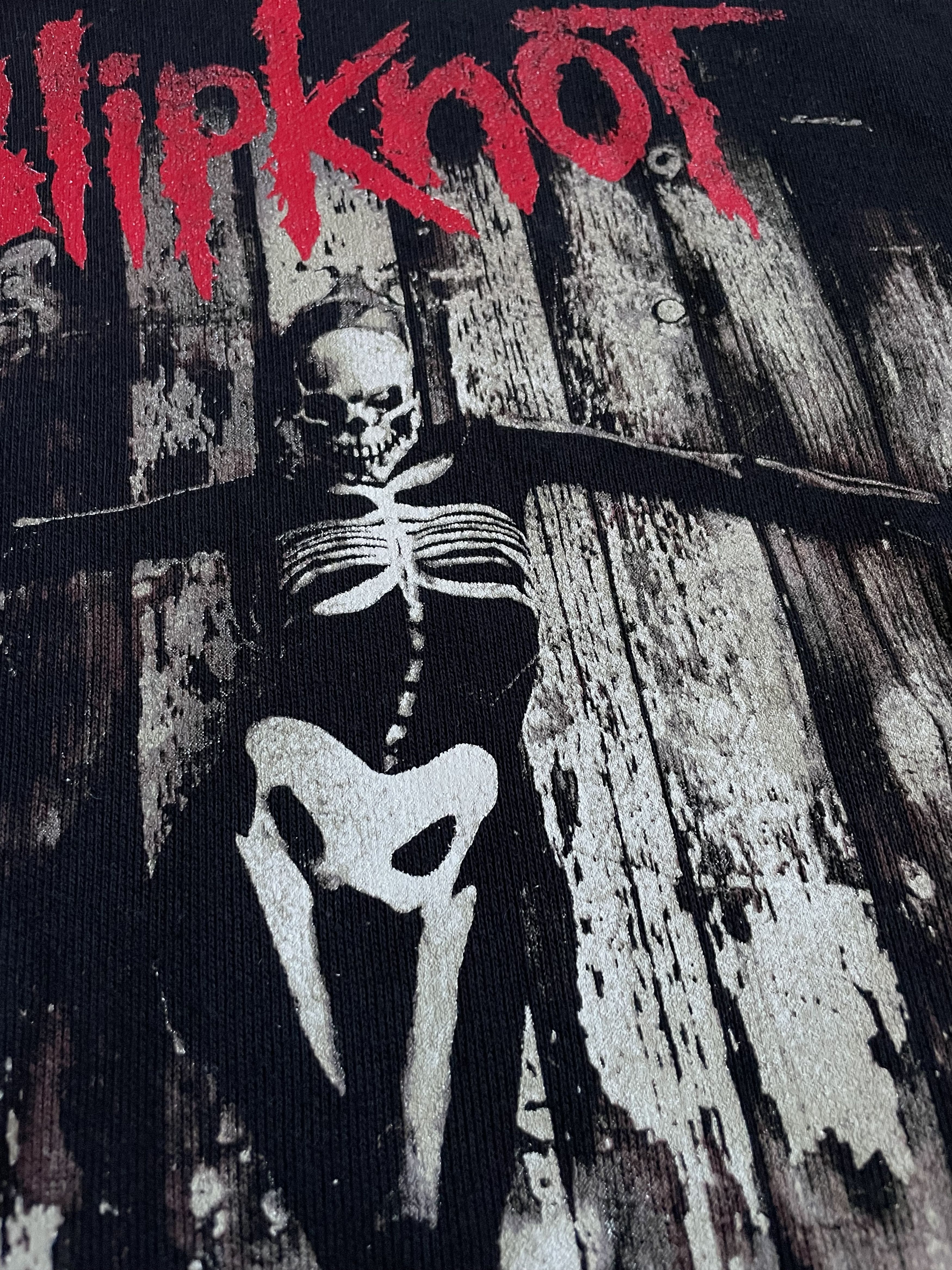 Band Tees × Slipknot Vintage Slipknot Band Hoodie Sweatshirt Rare Black Y2K Drill Size US M / EU 48-50 / 2 - 5 Thumbnail