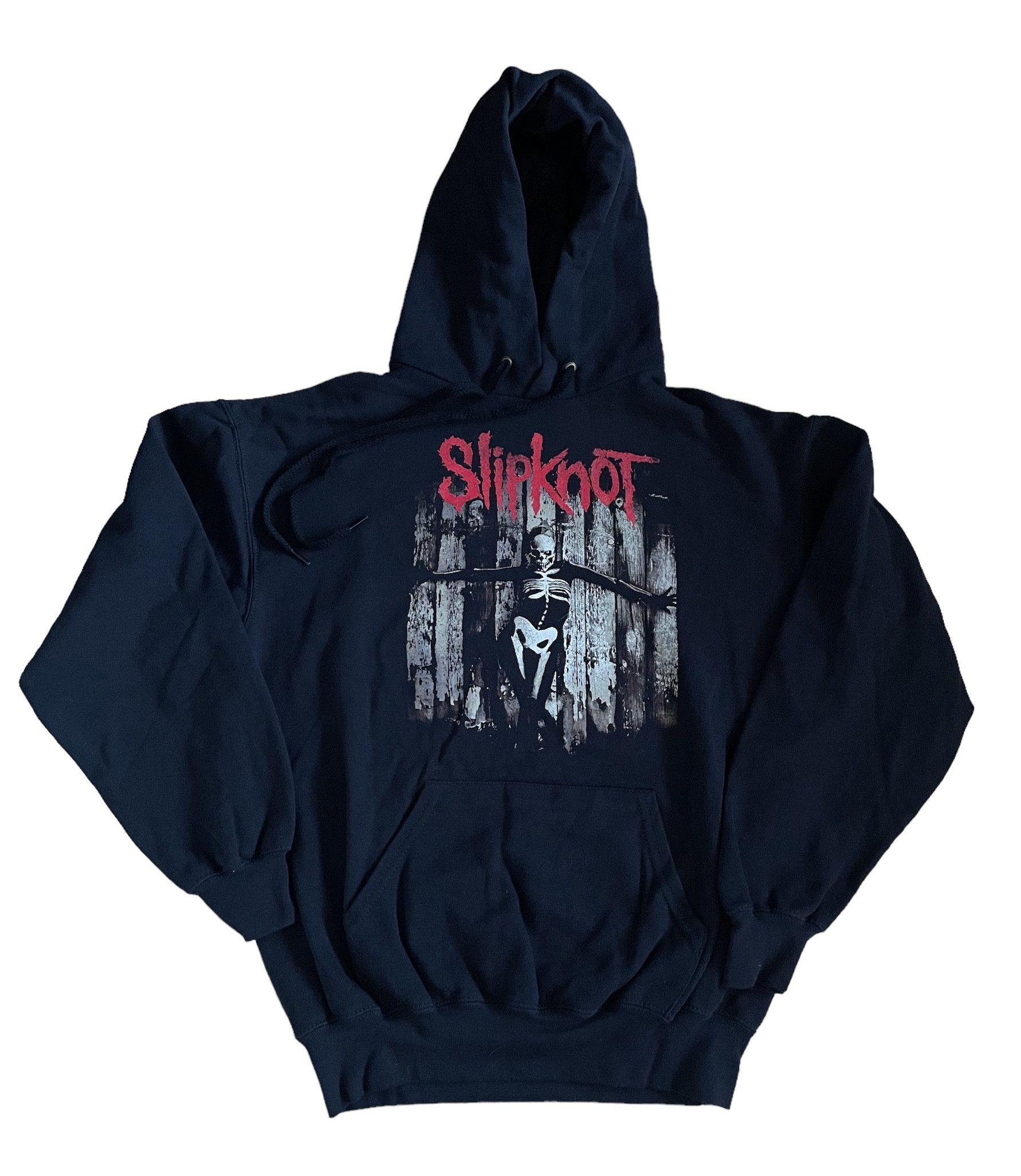 Band Tees × Slipknot Vintage Slipknot Band Hoodie Sweatshirt Rare Black Y2K Drill Size US M / EU 48-50 / 2 - 1 Thumbnail