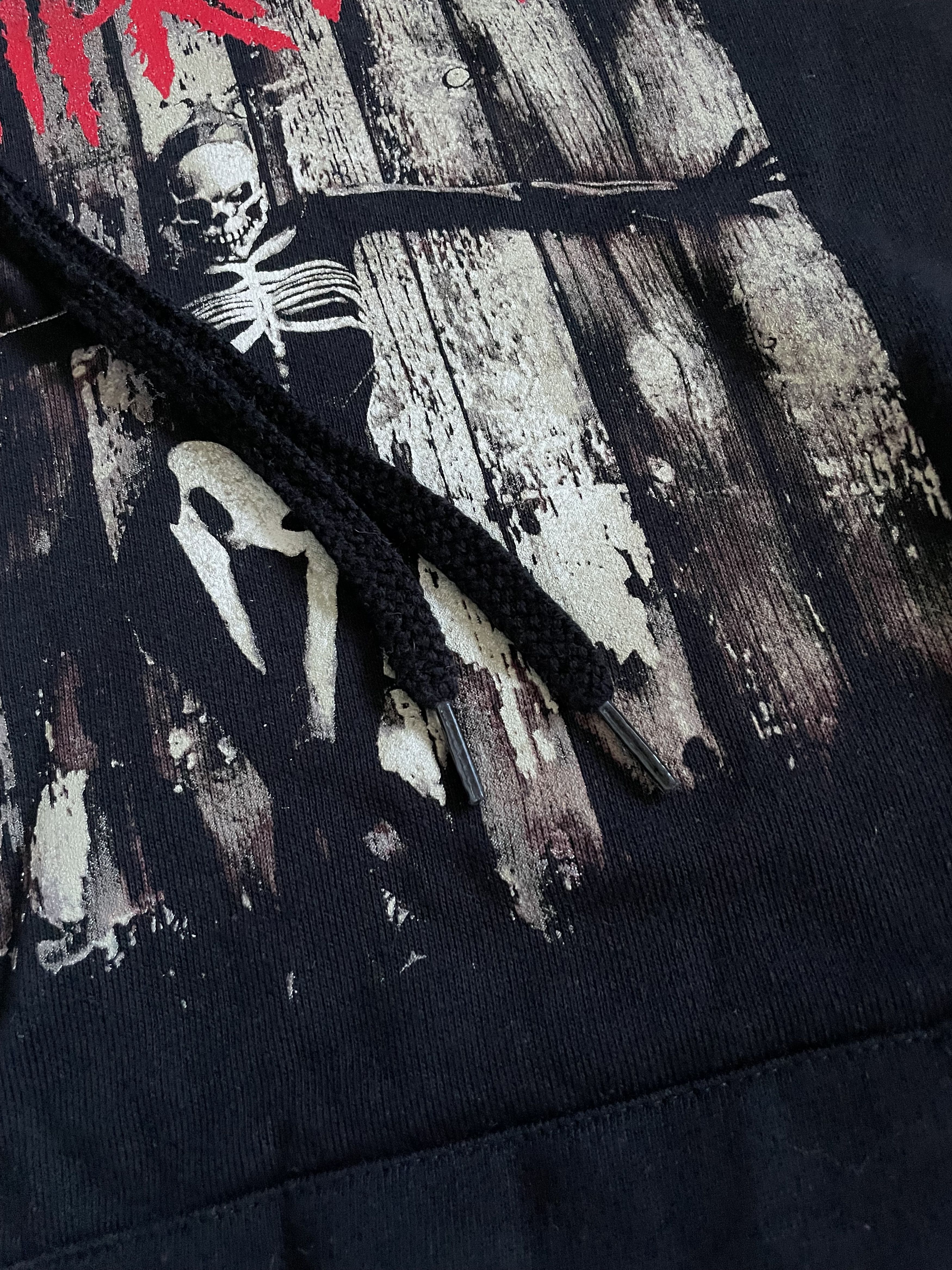 Band Tees × Slipknot Vintage Slipknot Band Hoodie Sweatshirt Rare Black Y2K Drill Size US M / EU 48-50 / 2 - 6 Thumbnail