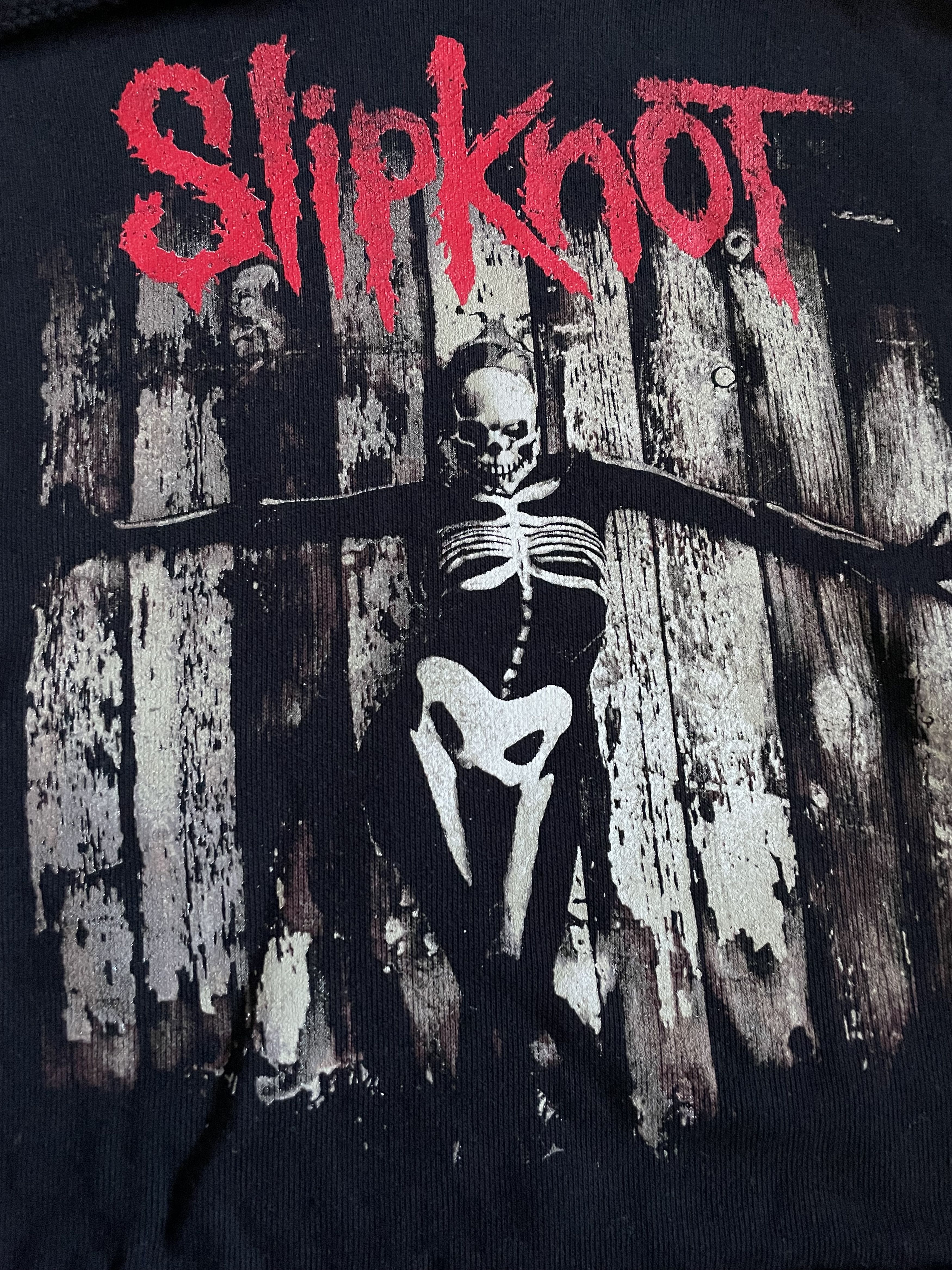 Band Tees × Slipknot Vintage Slipknot Band Hoodie Sweatshirt Rare Black Y2K Drill Size US M / EU 48-50 / 2 - 3 Thumbnail