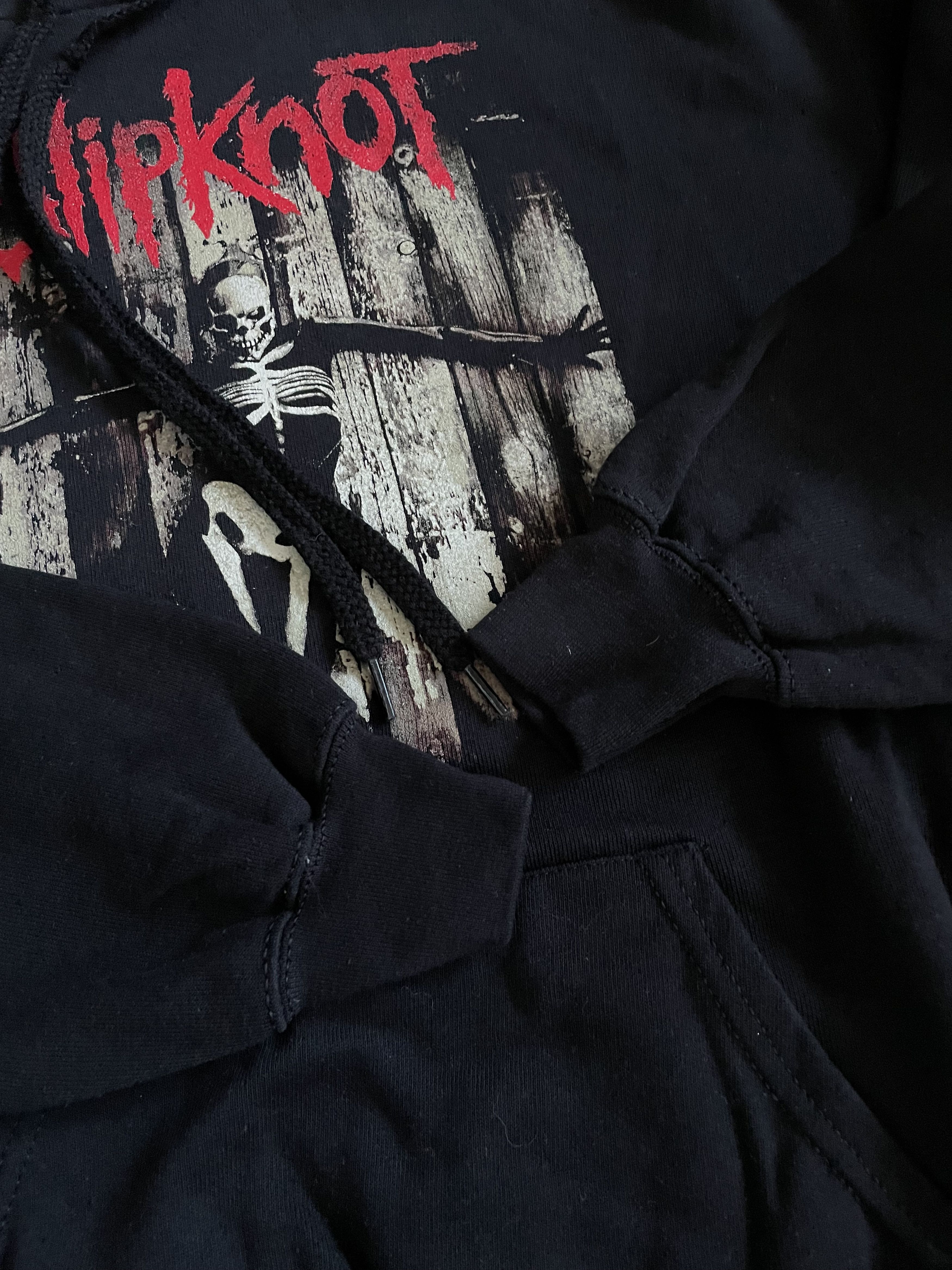 Band Tees × Slipknot Vintage Slipknot Band Hoodie Sweatshirt Rare Black Y2K Drill Size US M / EU 48-50 / 2 - 7 Thumbnail