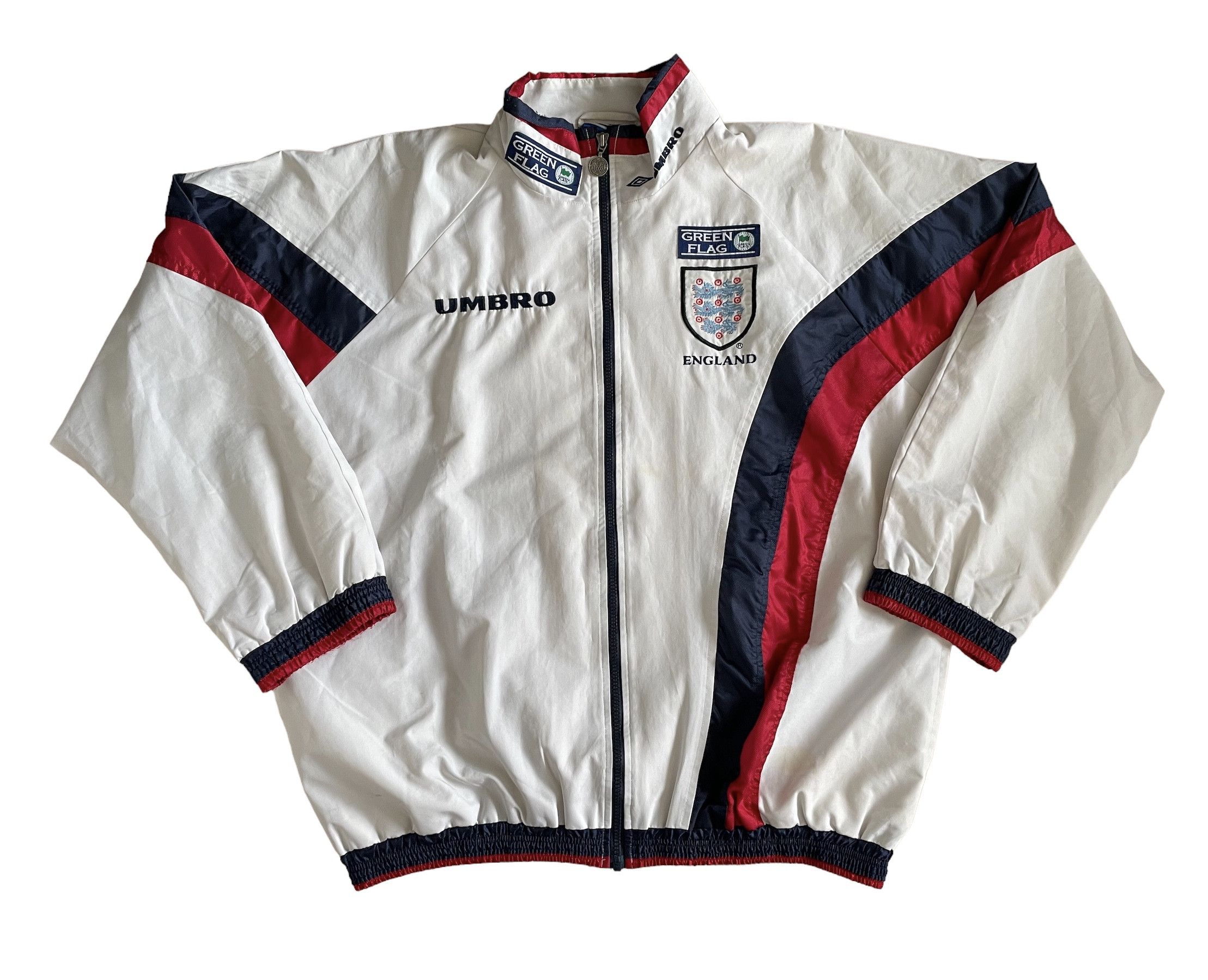 UMBRO - 激レア umbro 1998 イングランド代表 GREEN FLAG ポロシャツ 激レア umbro 1998 イングランド代表 GREEN FLAG ポロシャツ