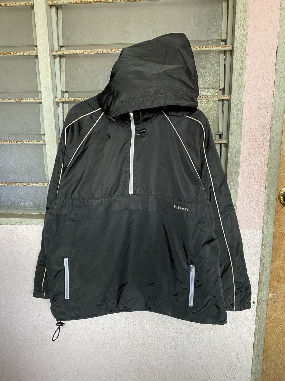 Vintage × Welcome Skateboards Vintage 90’s Bitch Skateboards Anorak Jacket Size US L / EU 52-54 / 3 - 5 Thumbnail