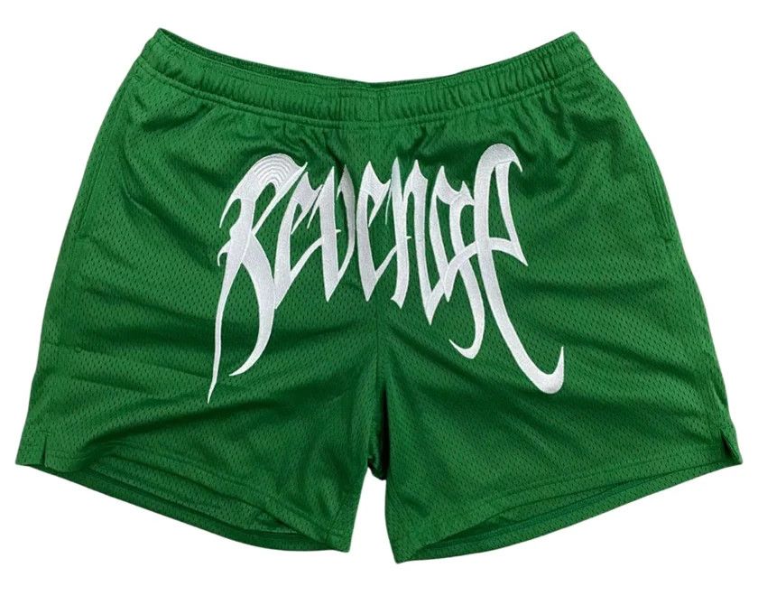 Revenge popular Shorts with Embroidered Logo