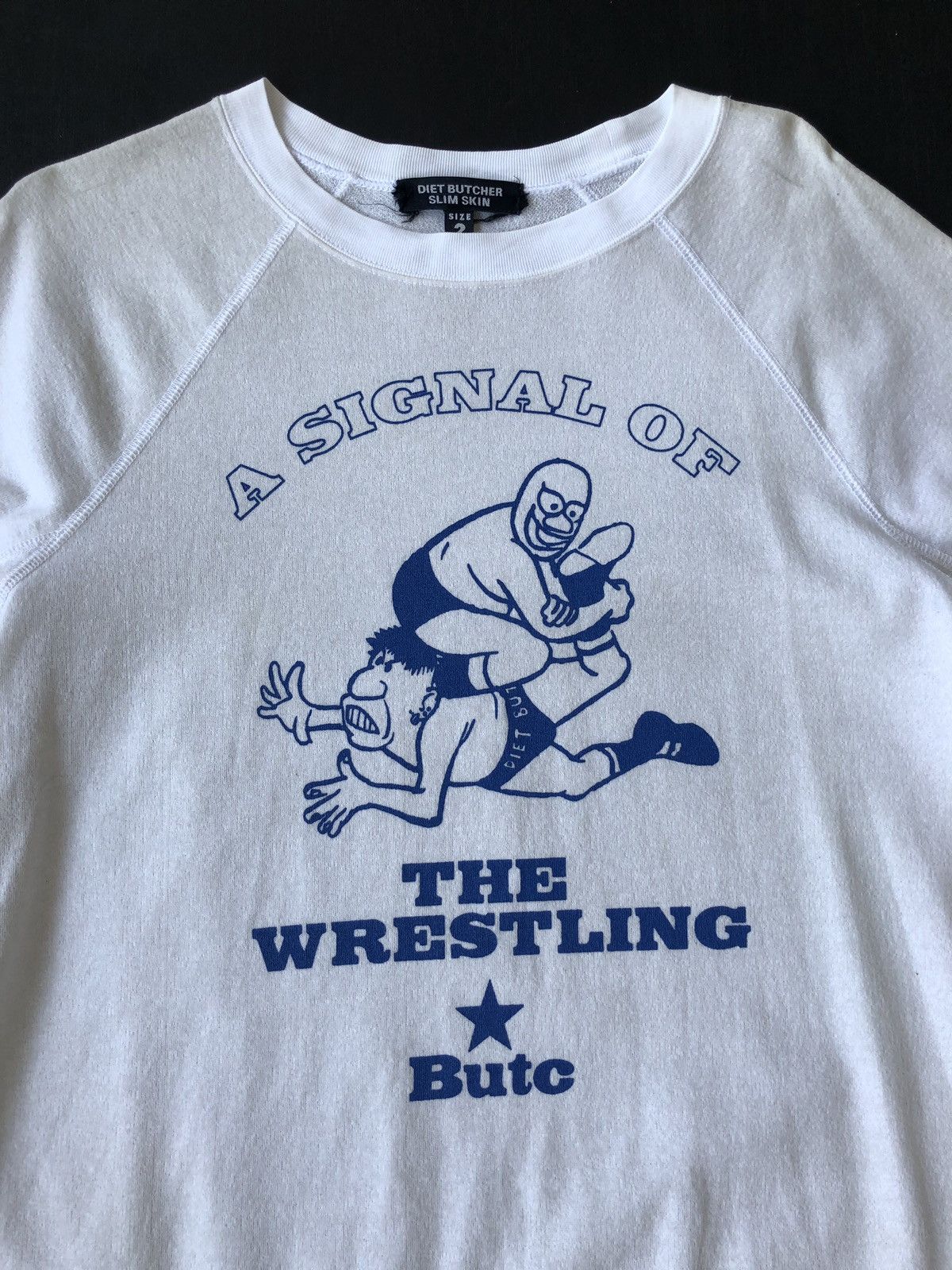 Diet Butcher Slim Skin ICONIC🔥Diet Butcher 🇯🇵 "The Wrestling" SweatShirt Size US M / EU 48-50 / 2 - 3 Thumbnail