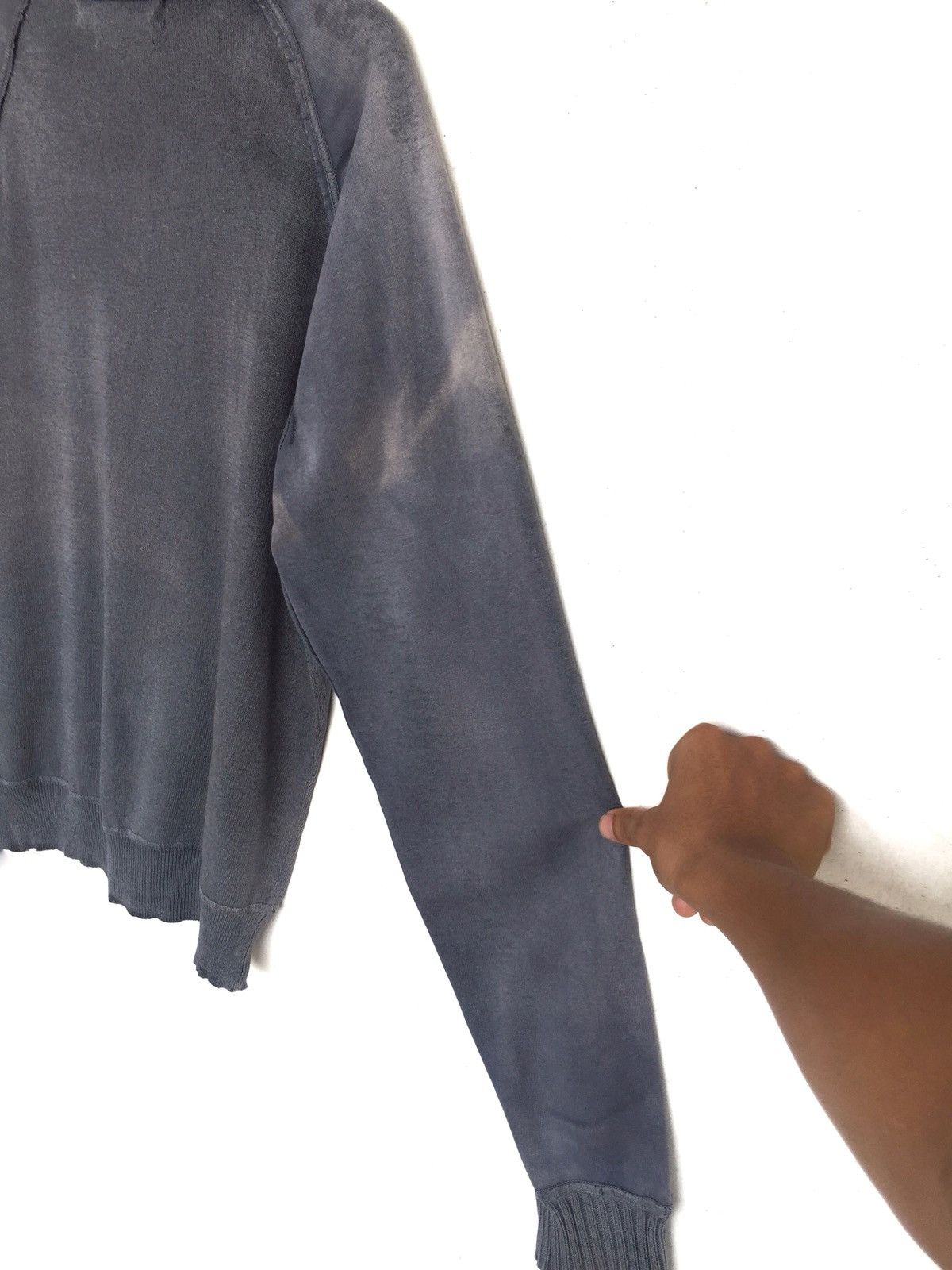 Stone Island SS07 SI ™️ Logo Distressed Oversized Jumper Sweater Size US M / EU 48-50 / 2 - 6 Thumbnail