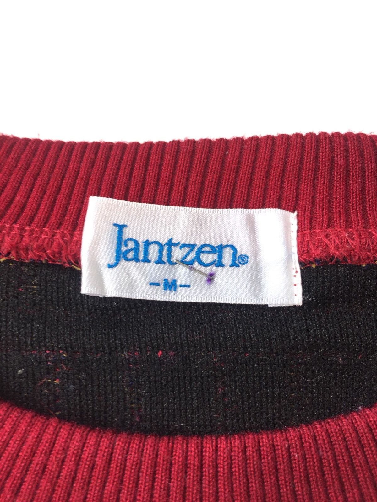 Jantzen OG Jantzen 90’s Multicolor Hand Knitted Jumper Size US S / EU 44-46 / 1 - 5 Thumbnail