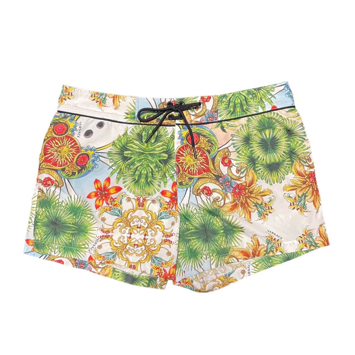 Versace Versace Floral Nylon Swim Shorts | Grailed