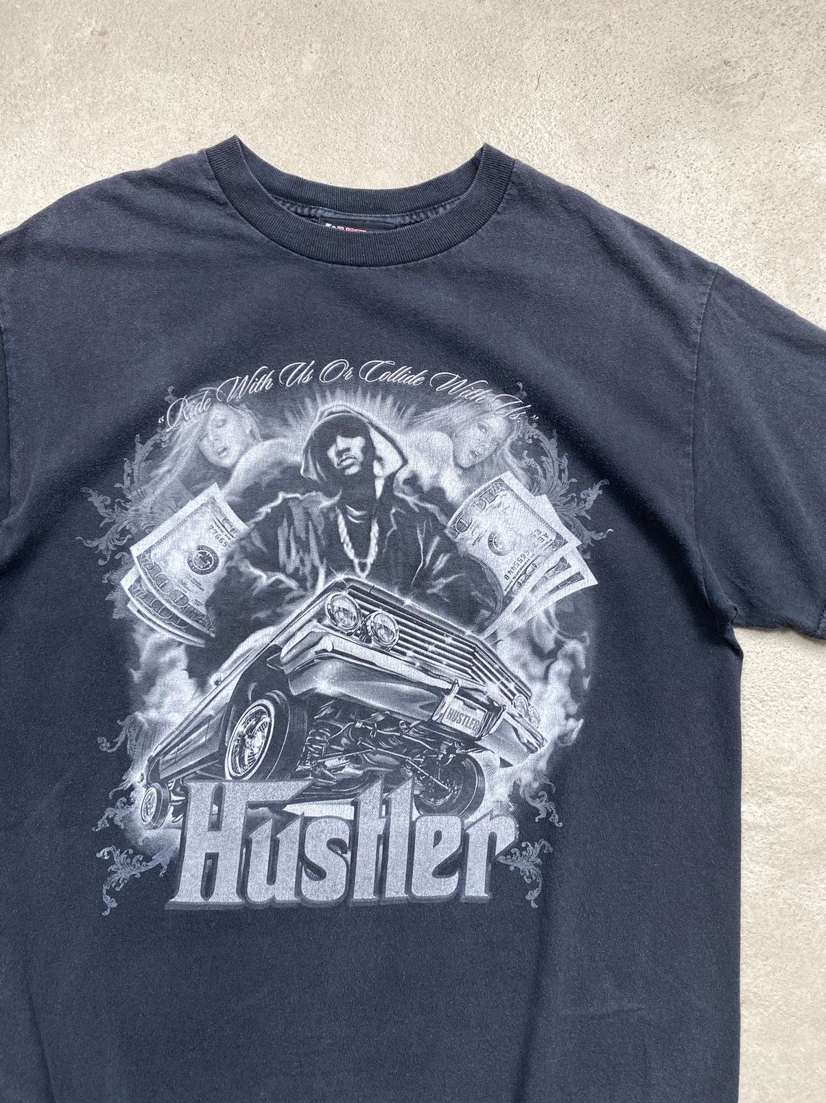 Band Tees Vintage 90’s Hustler Rap Hip Hop T Shirt Sexy Girls Playboy Size US L / EU 52-54 / 3 - 4 Thumbnail