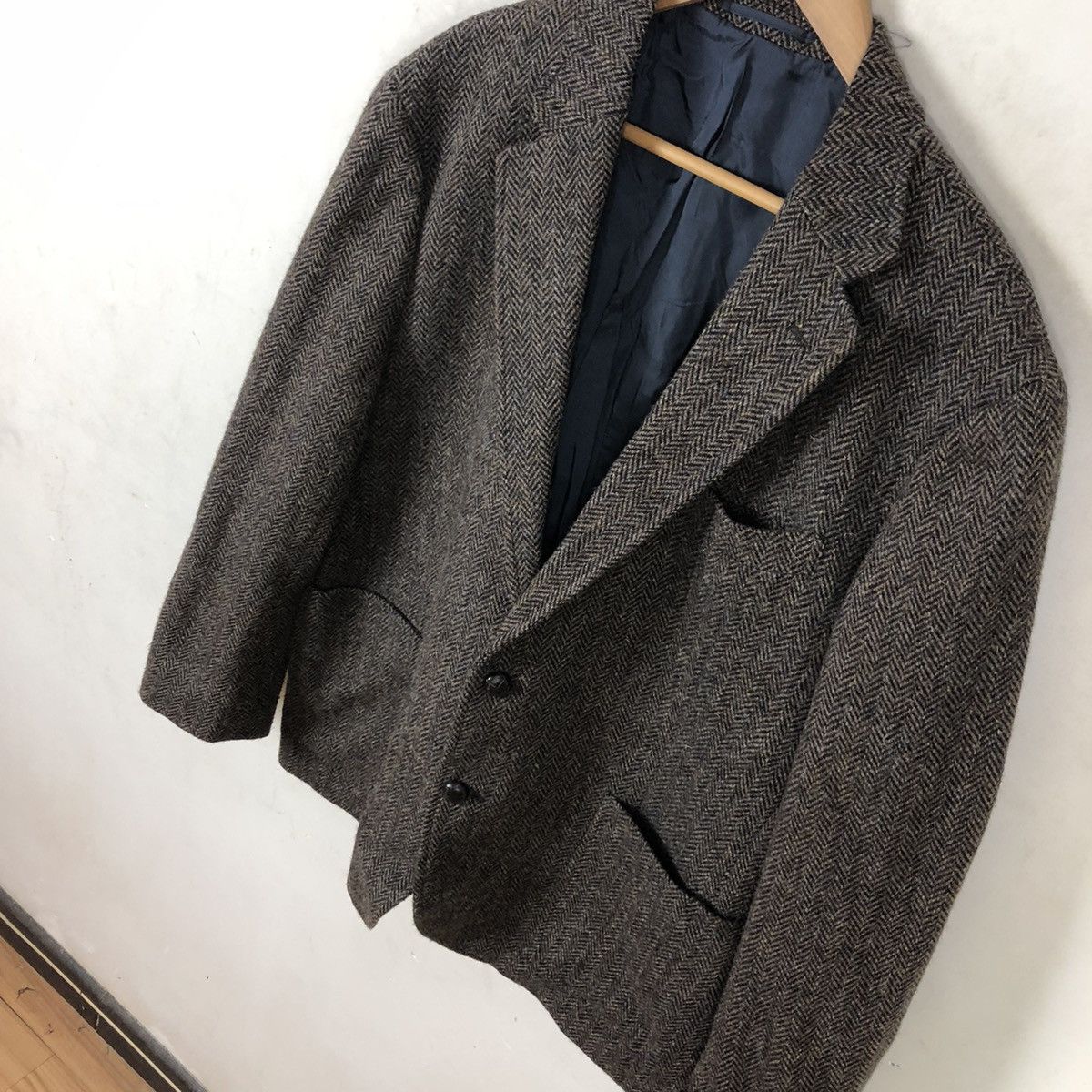 Harris Tweed HARRIS TWEED KENT CASUAL COAT Size US XXL / EU 58 / 5 - 4 Thumbnail