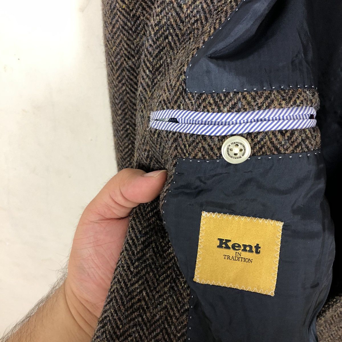 Harris Tweed HARRIS TWEED KENT CASUAL COAT Size US XXL / EU 58 / 5 - 11 Thumbnail