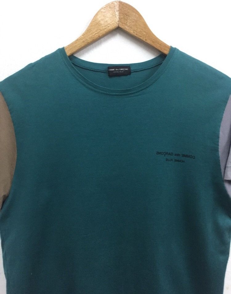 Comme des Garcons Homme Plus GRAIL🔥OG CDGH+ SS95 Color Block Mirror Font Shirt Size US M / EU 48-50 / 2 - 3 Thumbnail