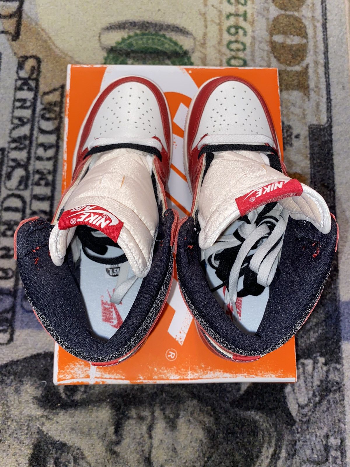 Jordan Brand × Nike Jordan 1 Retro High OG Chicago Lost and Found Size US 8 / IT 38 - 5 Thumbnail