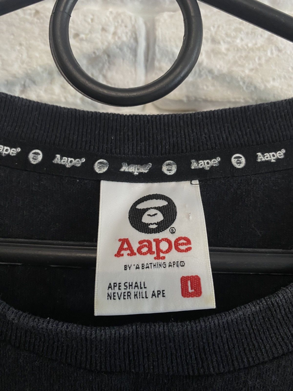 Aape Aape by A Bathing Ape tee Size US L / EU 52-54 / 3 - 6 Thumbnail