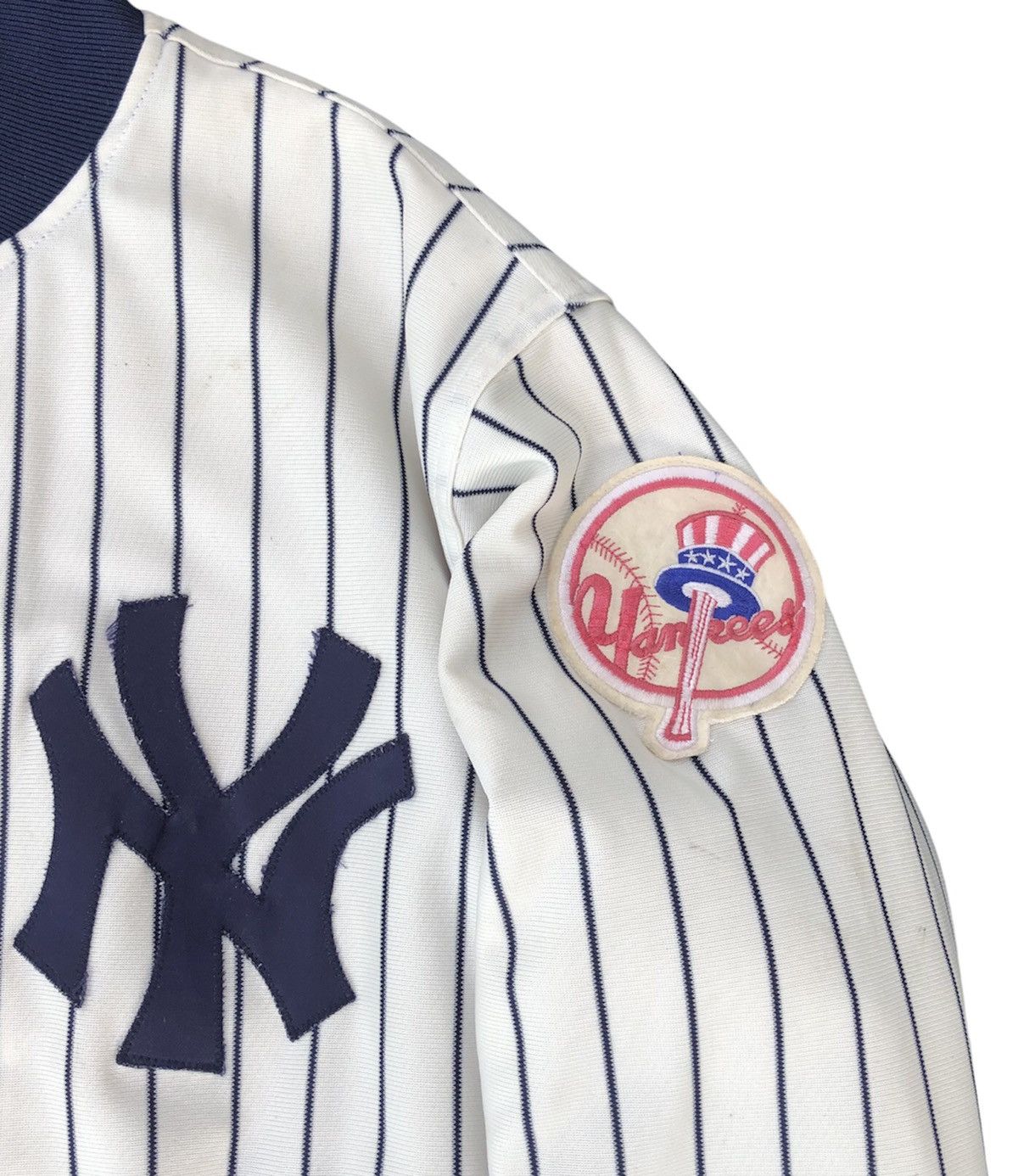 MLB Vintage NY Yankees MLB Baseball Varsity Striped Jacket Size US M / EU 48-50 / 2 - 8 Thumbnail