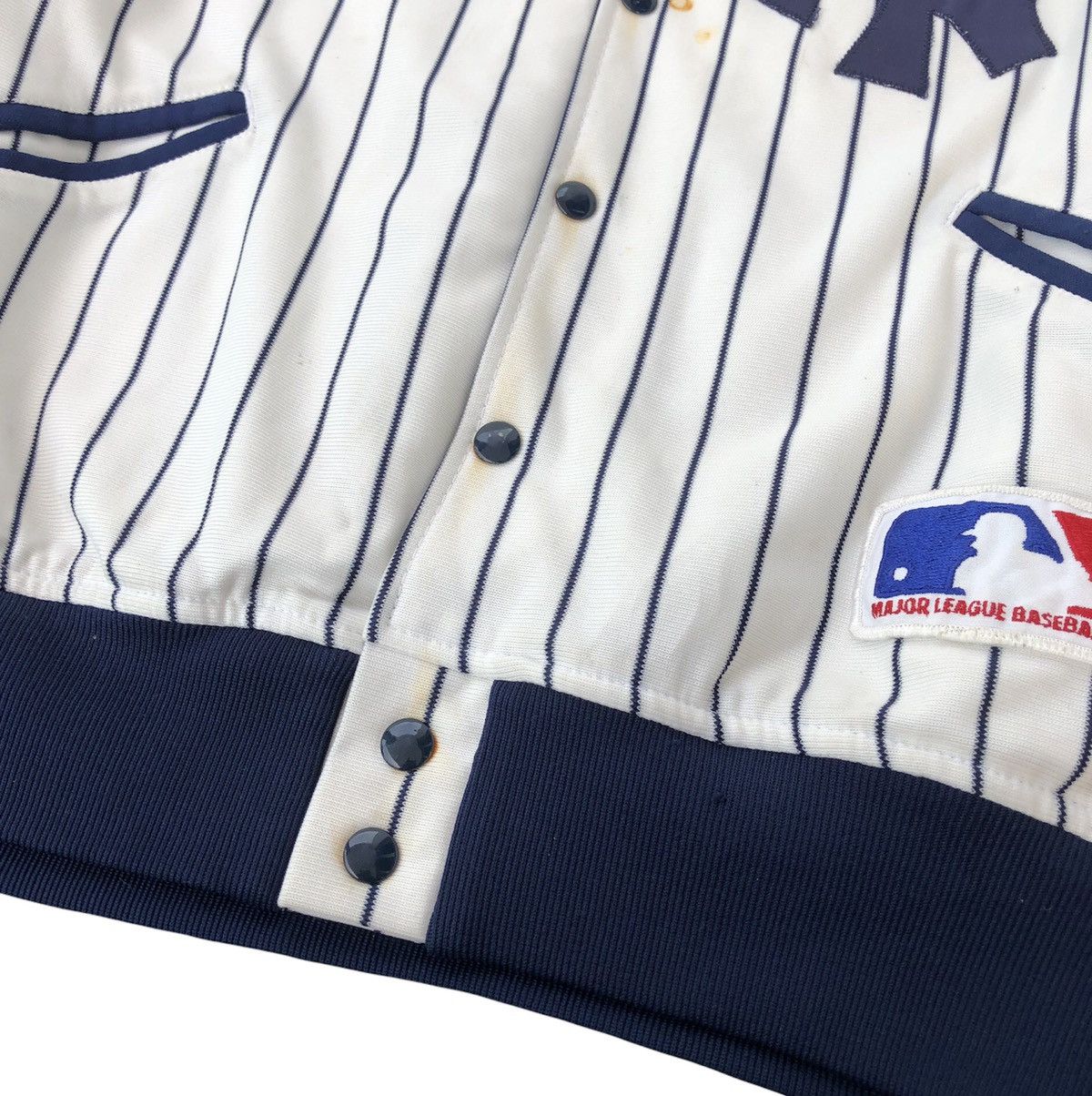 MLB Vintage NY Yankees MLB Baseball Varsity Striped Jacket Size US M / EU 48-50 / 2 - 12 Thumbnail