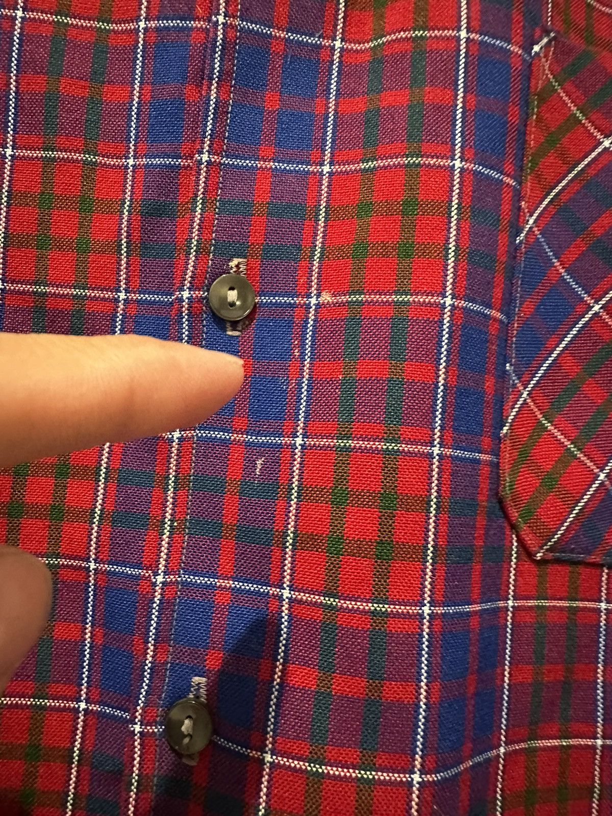Vintage Vintage Plaid Shirt Size US M / EU 48-50 / 2 - 2 Thumbnail