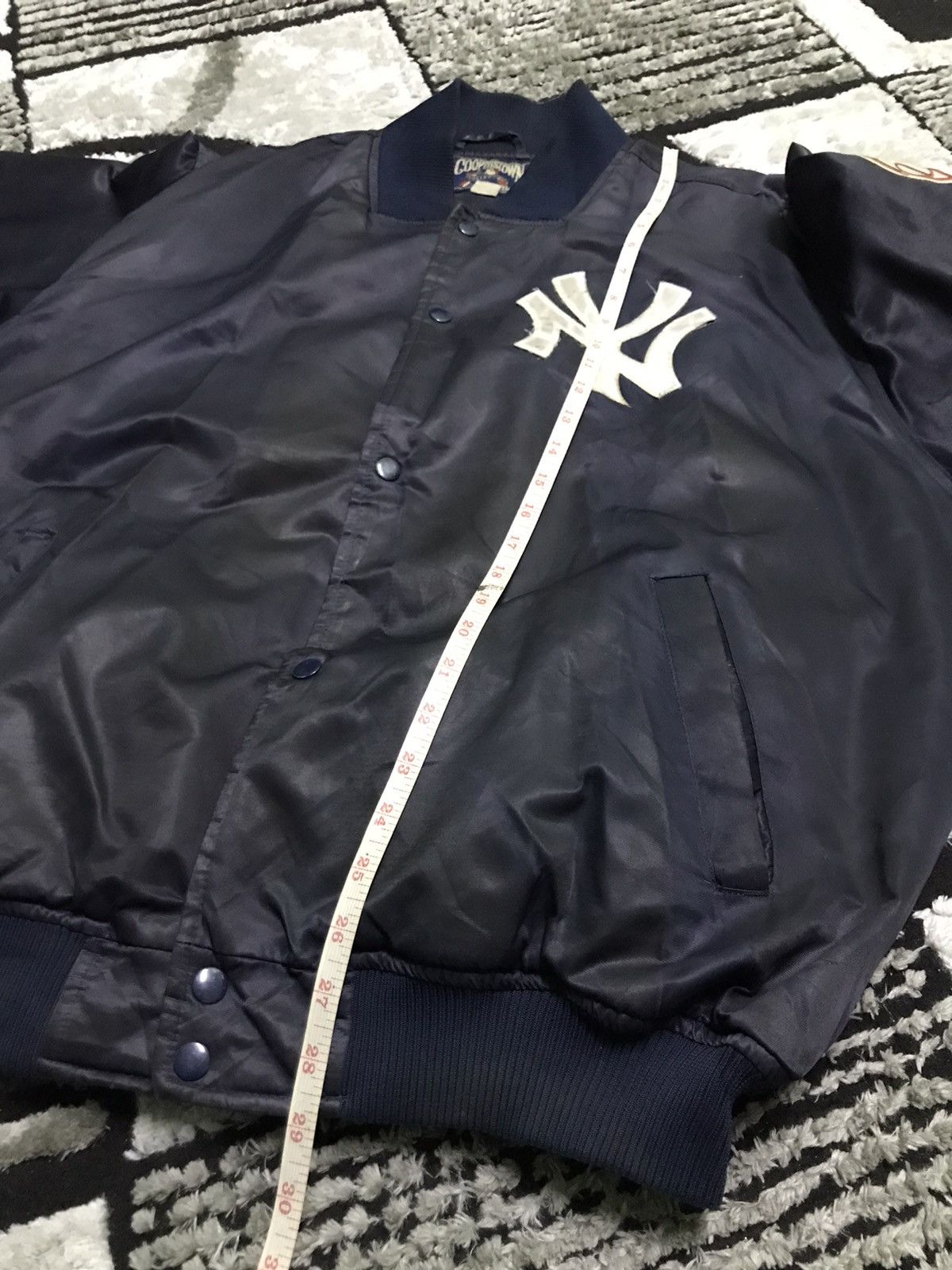 Majestic × New York Yankees Vtg New York Yankees baseball jacket Size US XL / EU 56 / 4 - 12 Thumbnail